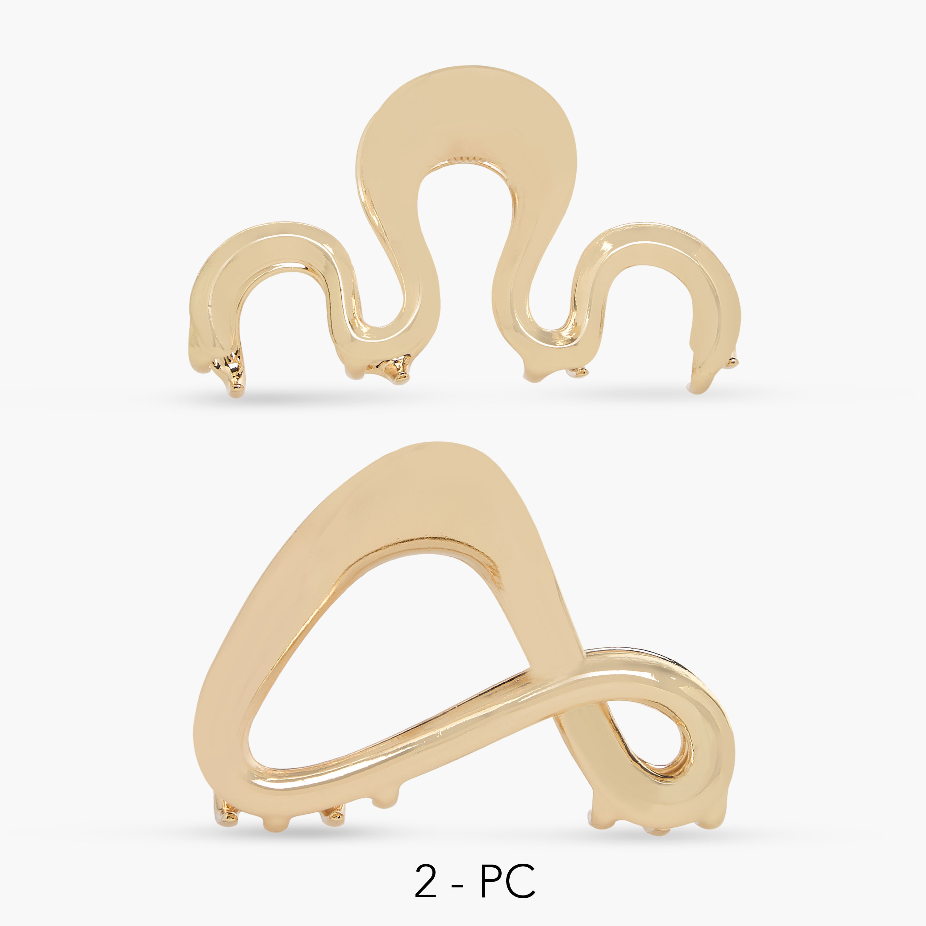 Pack of 2 Curved Hair Clamps-women-hairaccessories-clamps-image-1