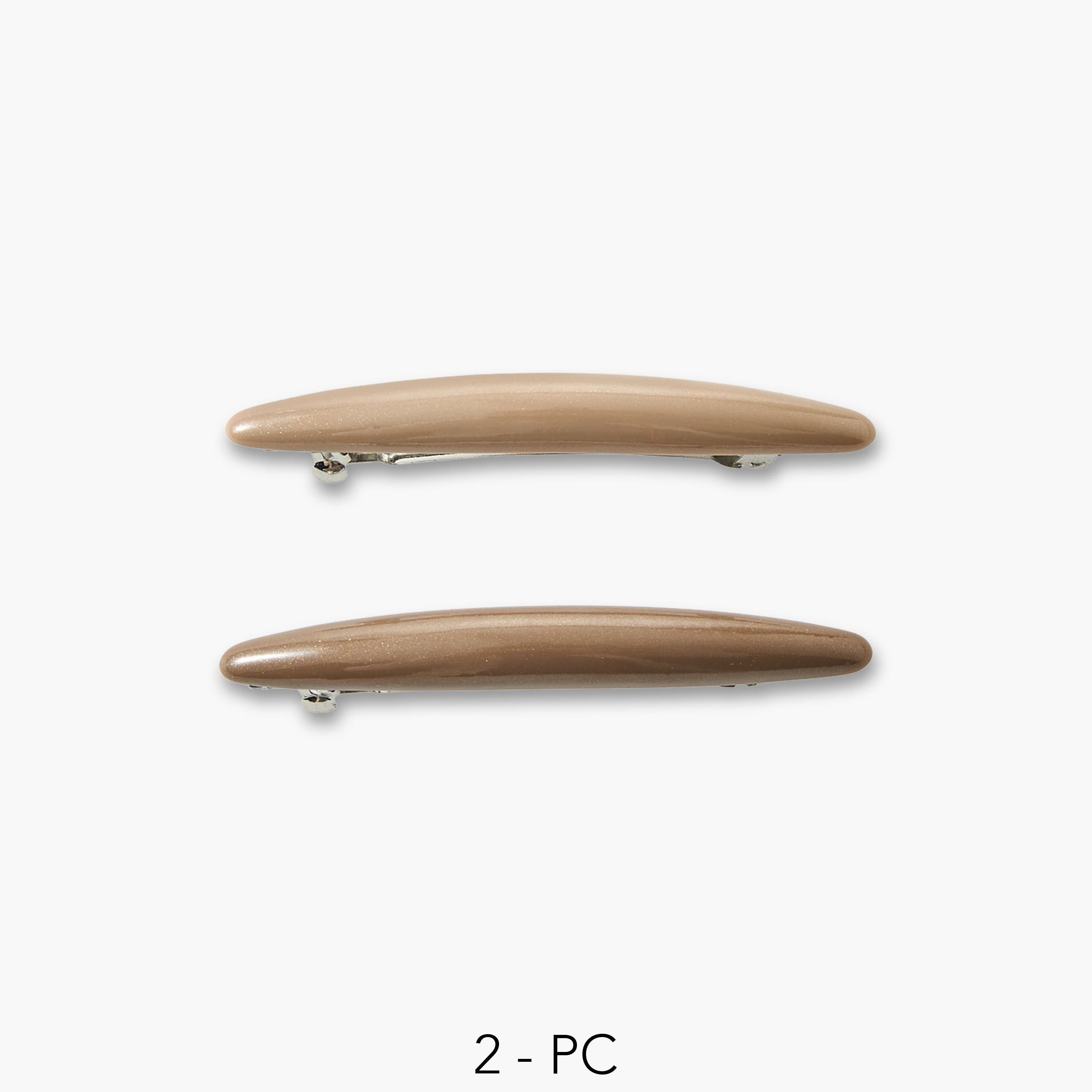 Pack of 2 Curved Hair Clips with Glossy Design-women-hairaccessories-clips-image-1