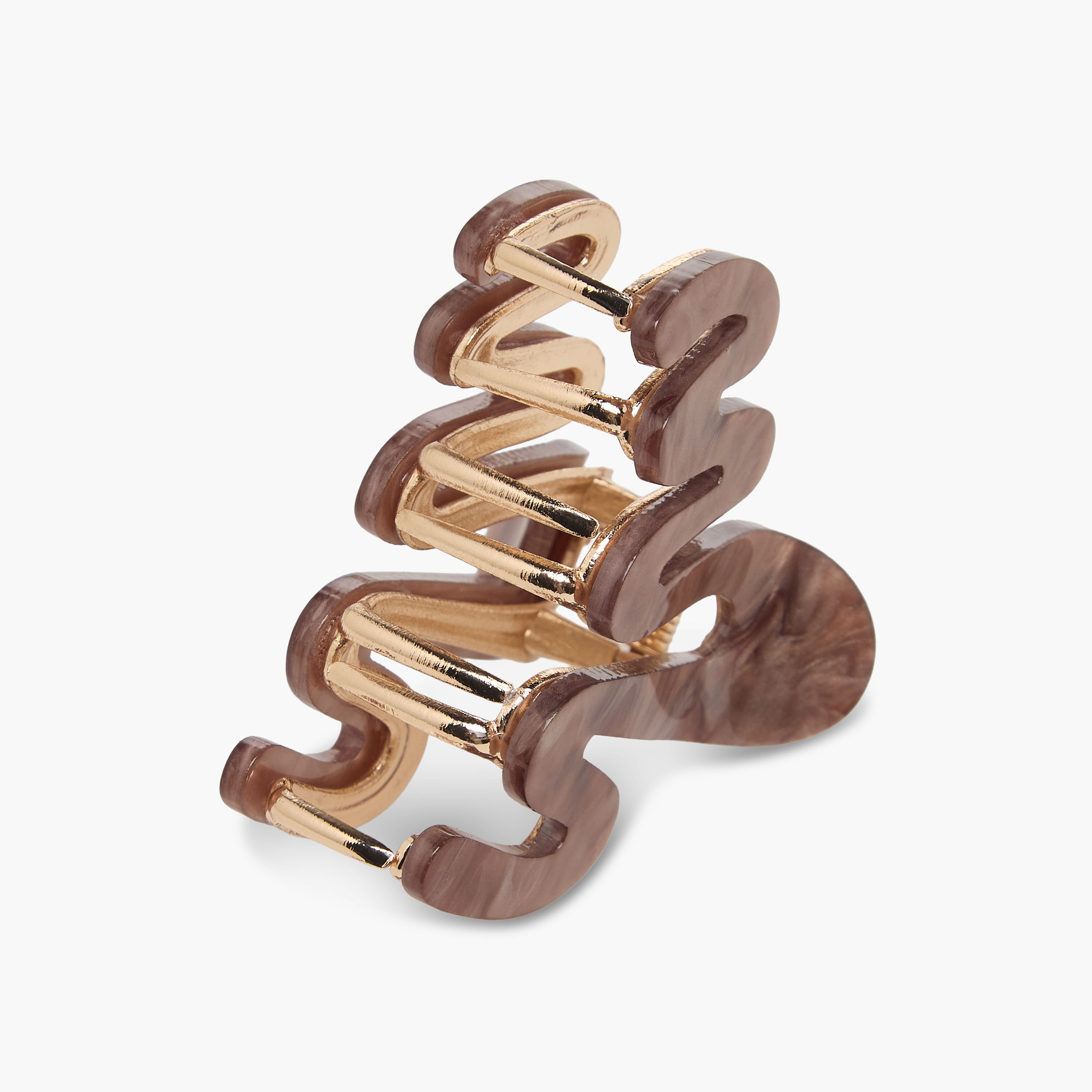 Pack of 2 Wavy Hair Clamps with Marble Print-women-hairaccessories-clamps-image-5