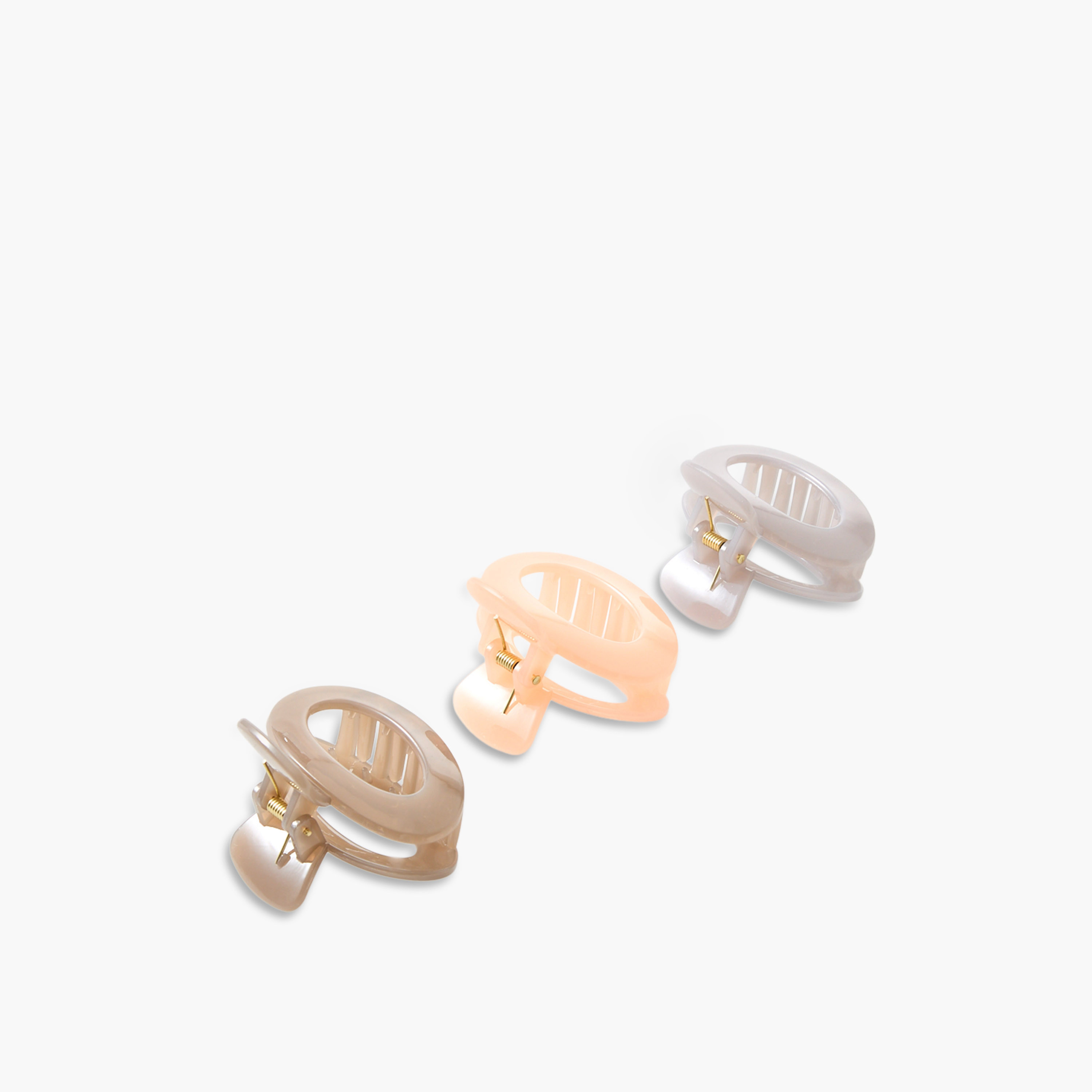 Pack of 3 Oval Hair Clamps-women-hairaccessories-clamps-image-6
