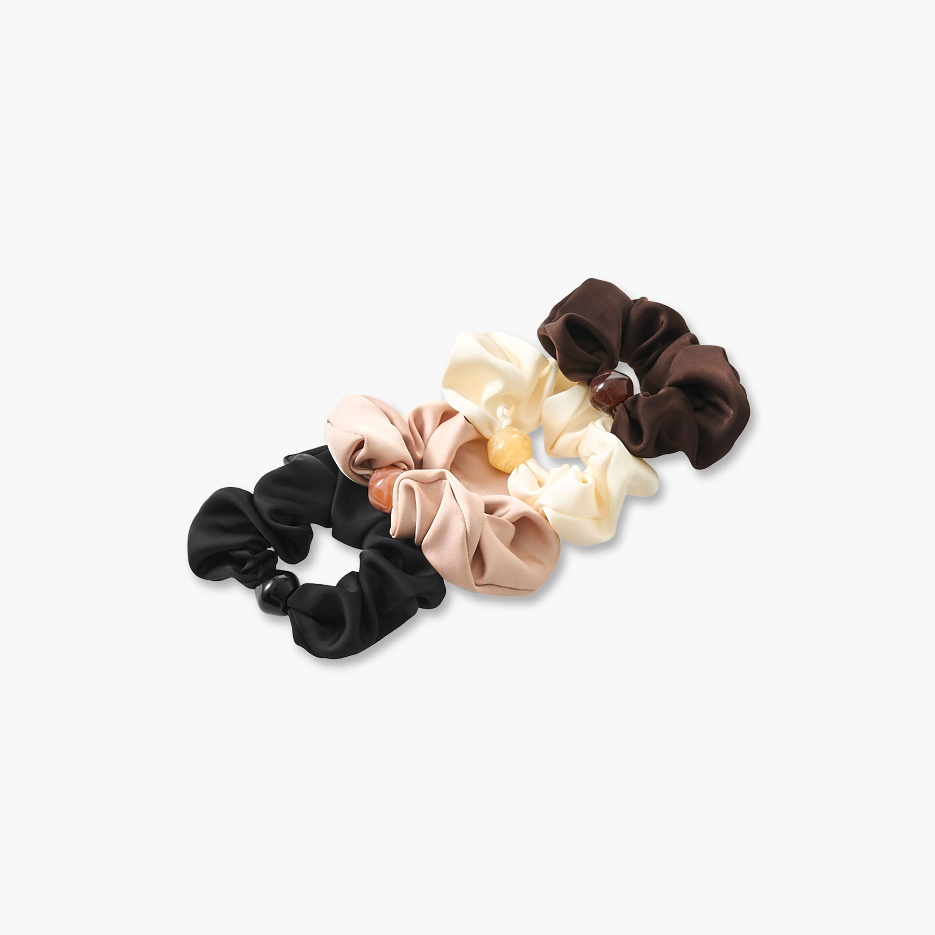 Pack of 4 Beaded Hair Scrunchie-women-hairaccessories-scrunchies-image-3