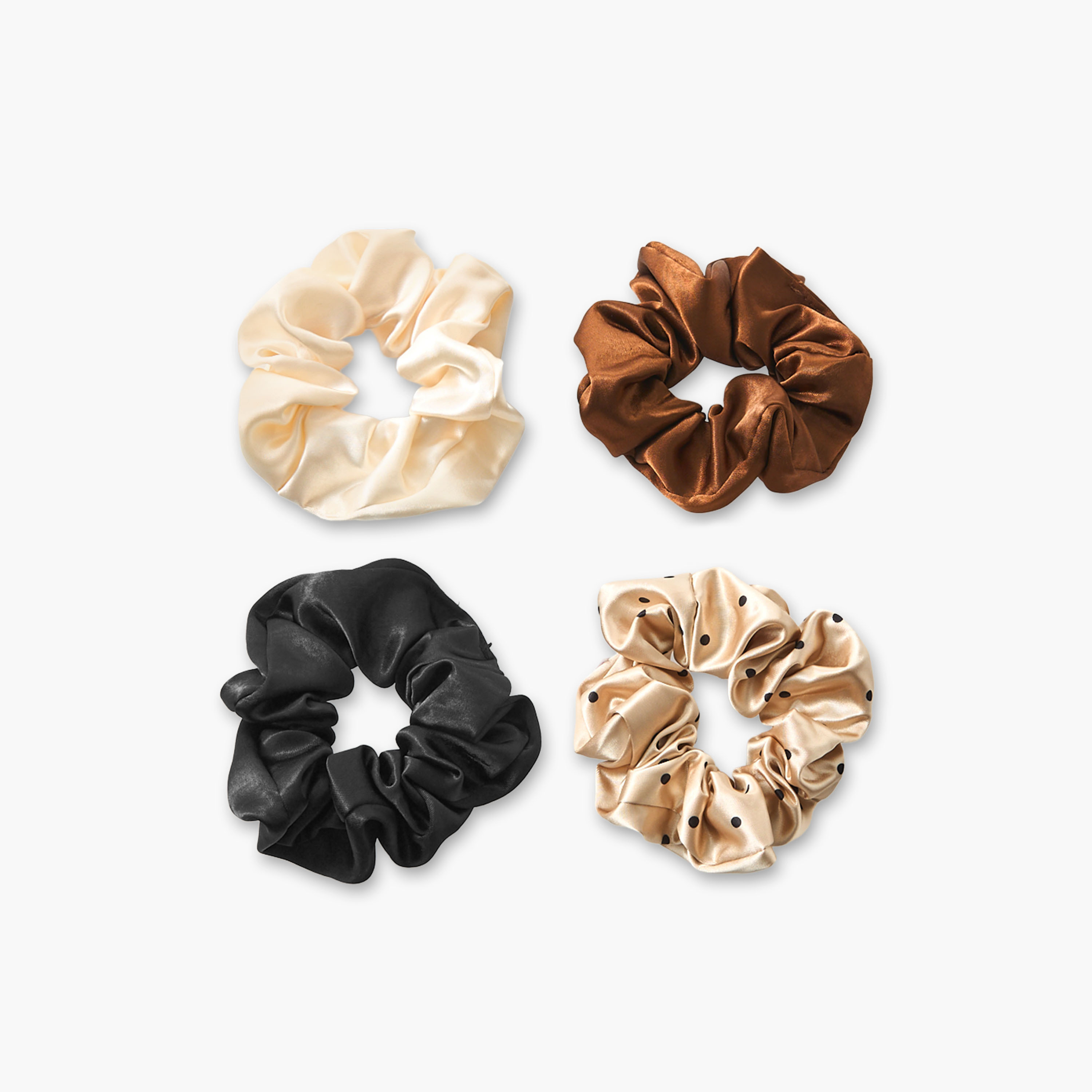 Pack of 4 Hair Scrunchie-women-hairaccessories-scrunchies-image-2