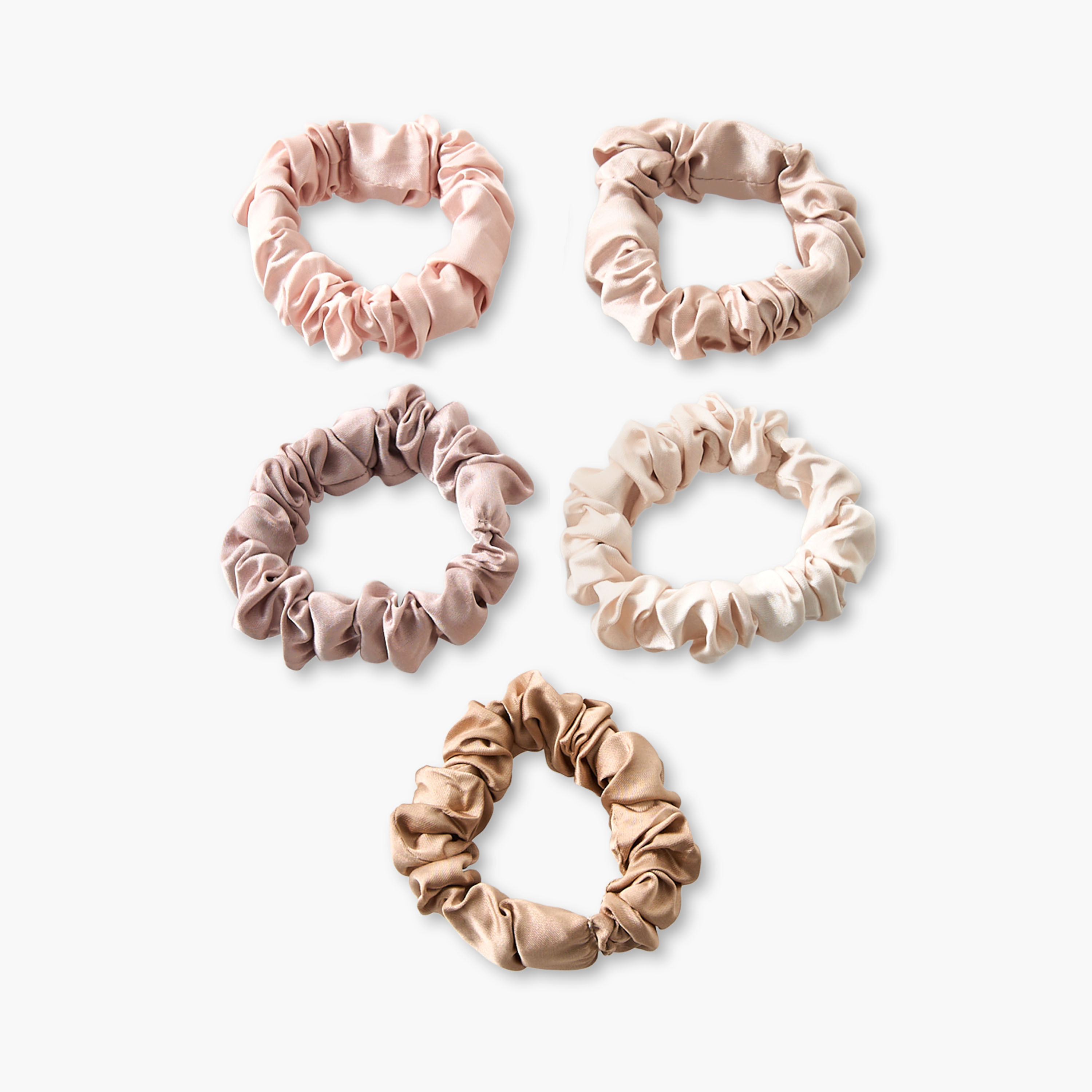 Pack of 5 Hair Scrunchie-women-hairaccessories-scrunchies-image-2