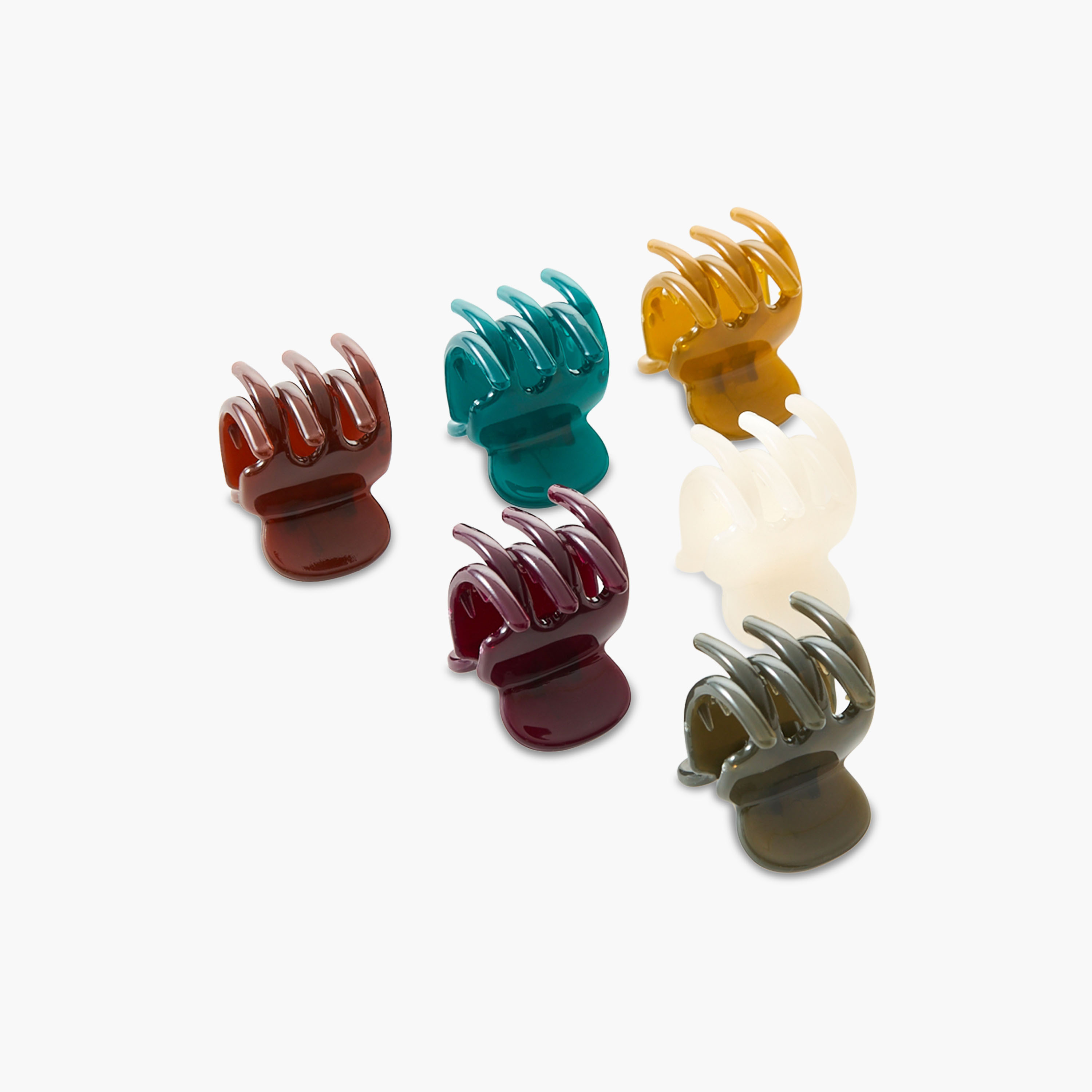 Pack of 6 Claw Hair Clamps-women-hairaccessories-clamps-image-8