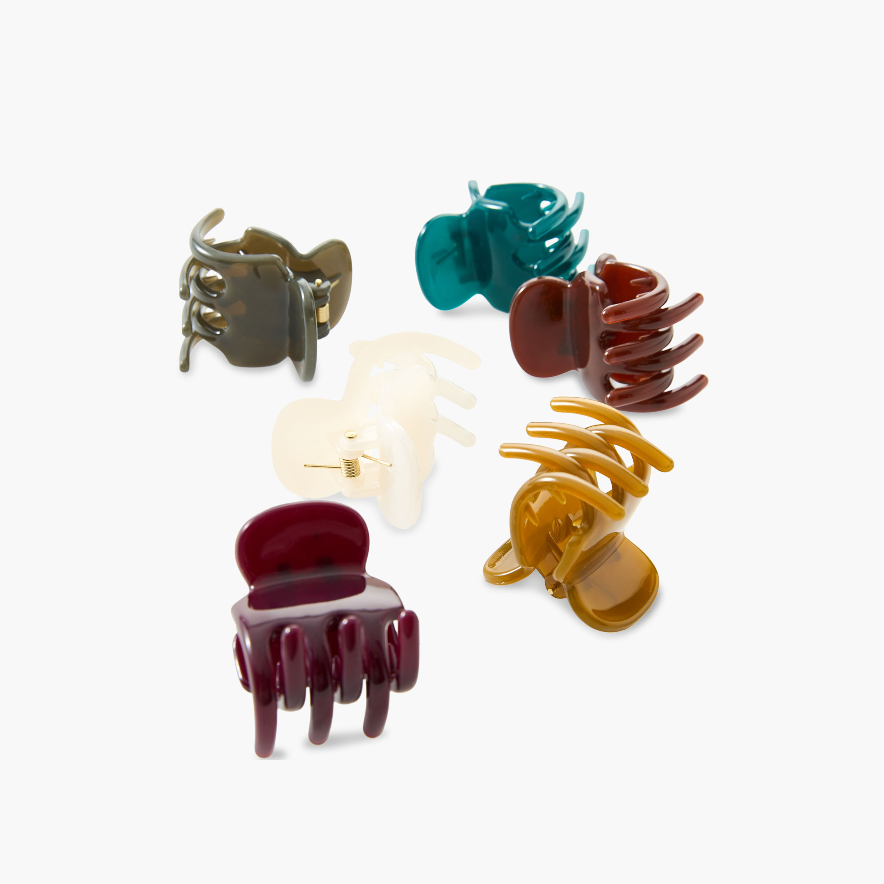 Pack of 6 Claw Hair Clamps-women-hairaccessories-clamps-image-9