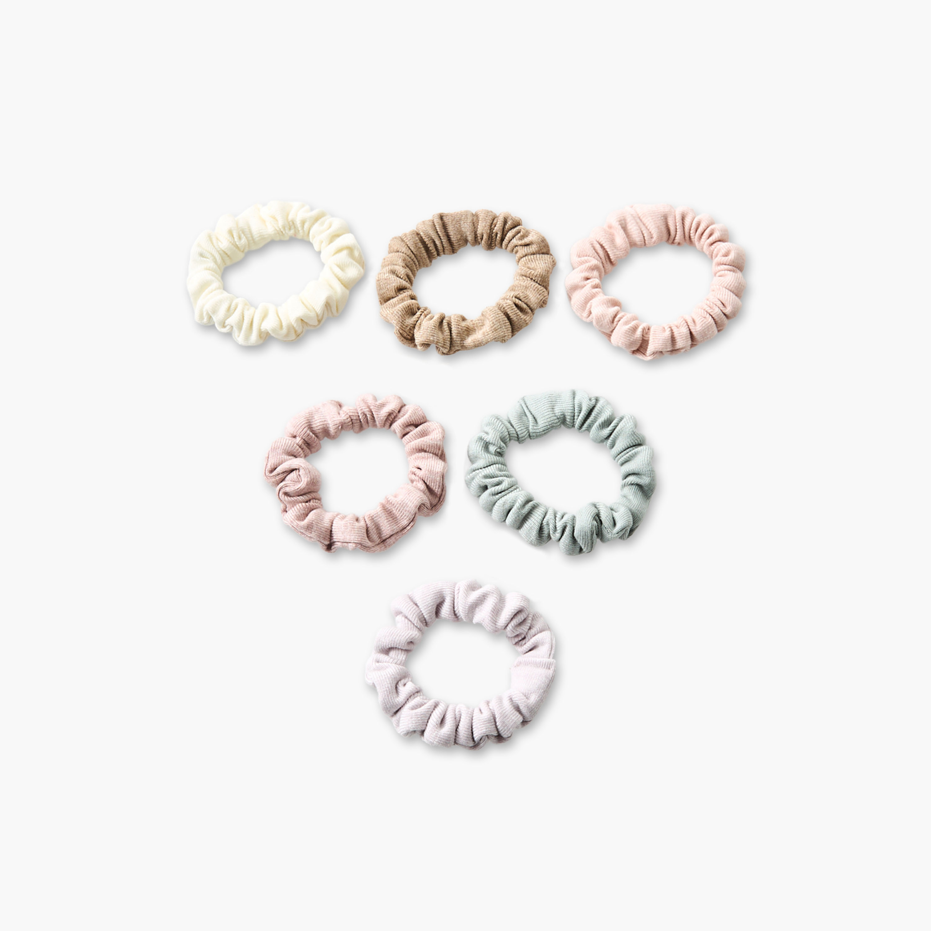 طقم ربطات شعر سكرانشي 6 قطع-women-hairaccessories-scrunchies-image-2