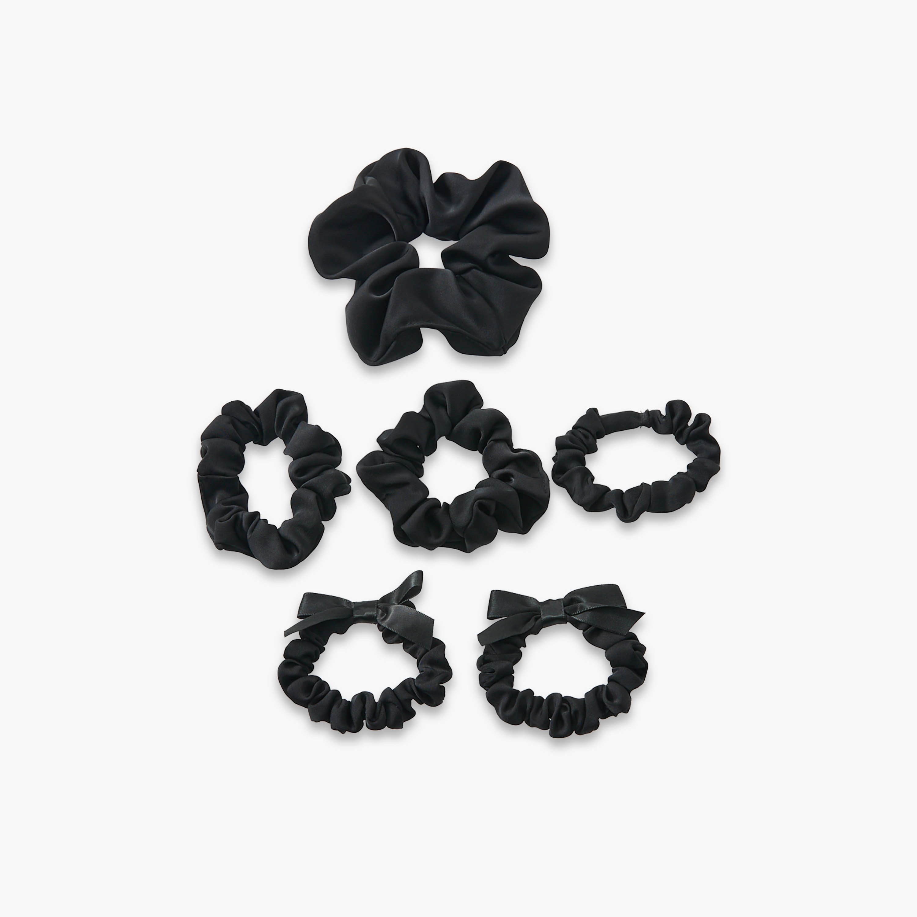 Pack of 6 Hair Scrunchie-women-hairaccessories-scrunchies-image-2