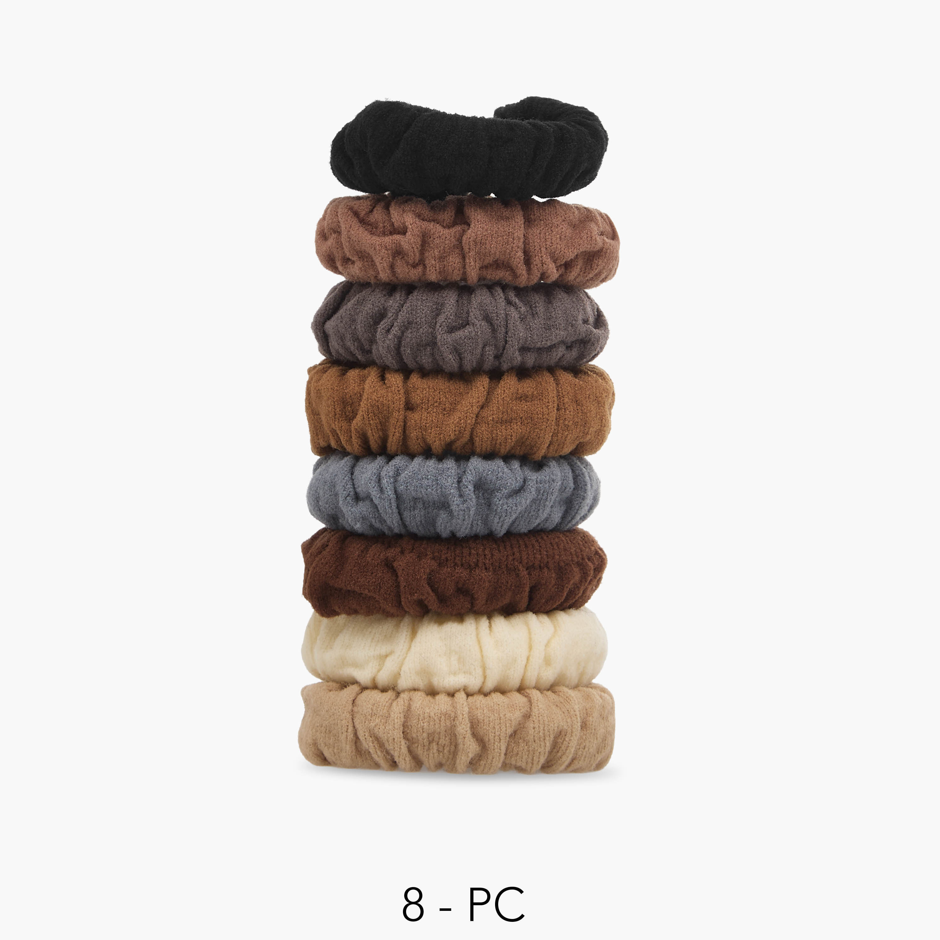 Pack of 8 Hair Ties-women-hairaccessories-scrunchies-image-1