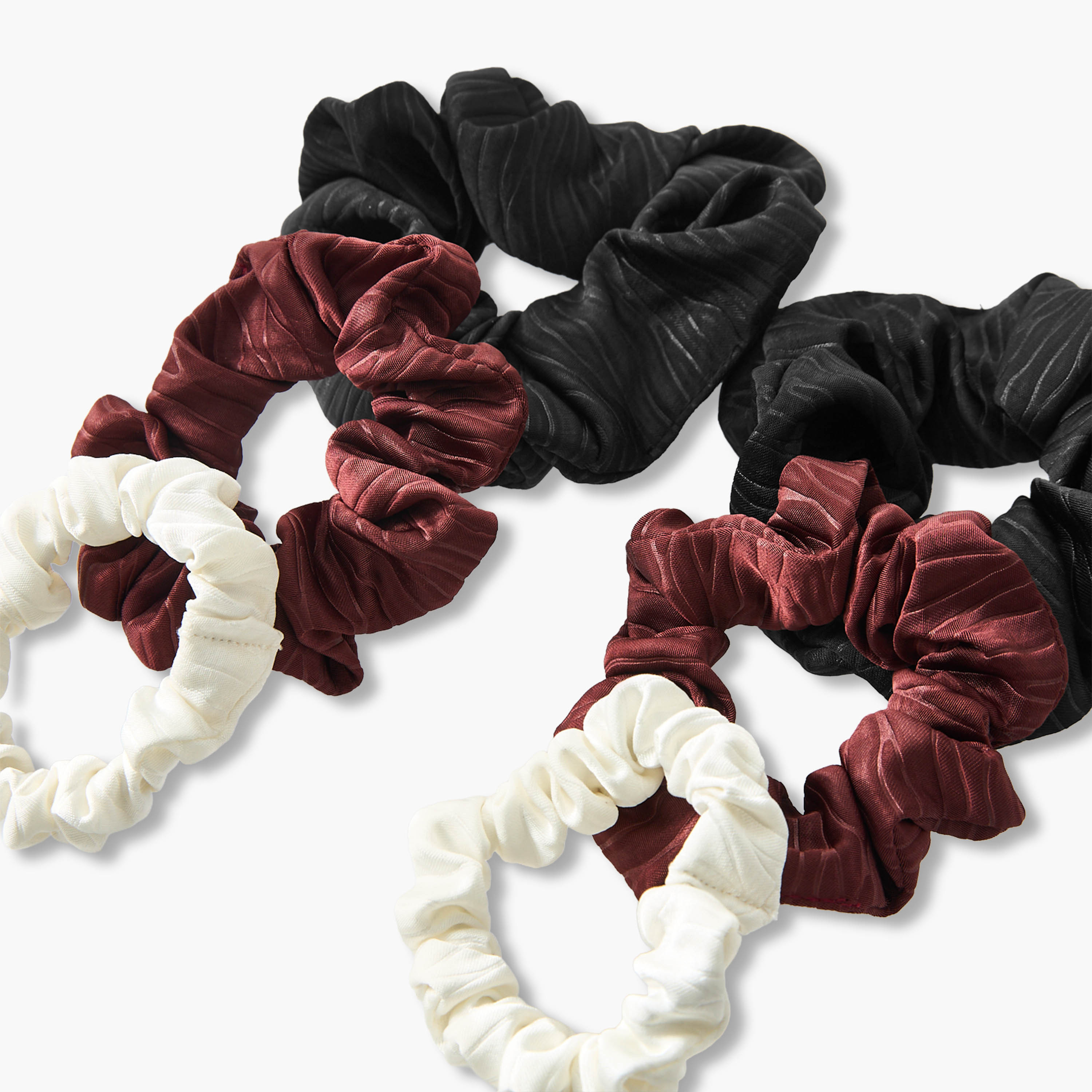 Pack of 6 Hair Scrunchie-women-hairaccessories-scrunchies-image-4