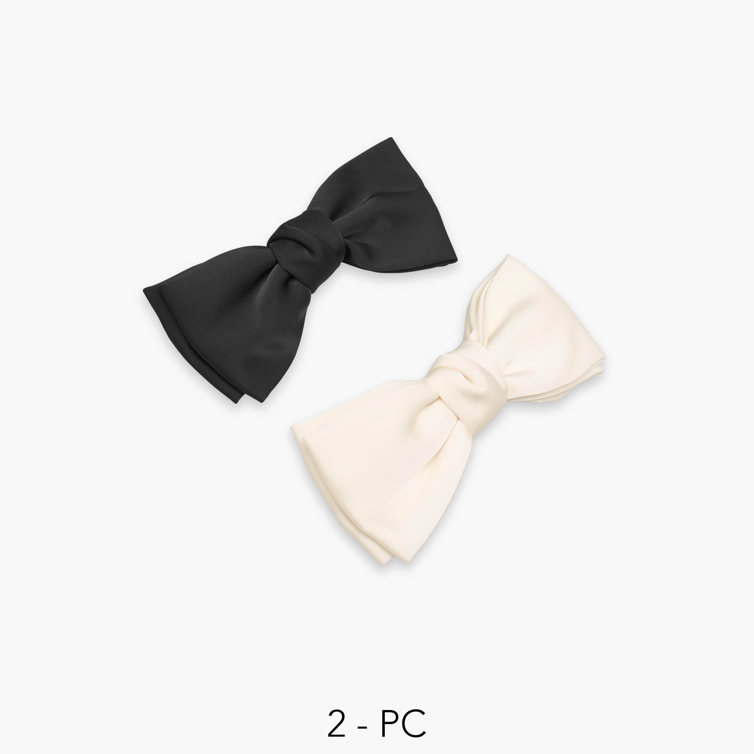Gloo Pack of 2 Barrette Hair Clip with Bow Accent-women-hairaccessories-clips-image-1