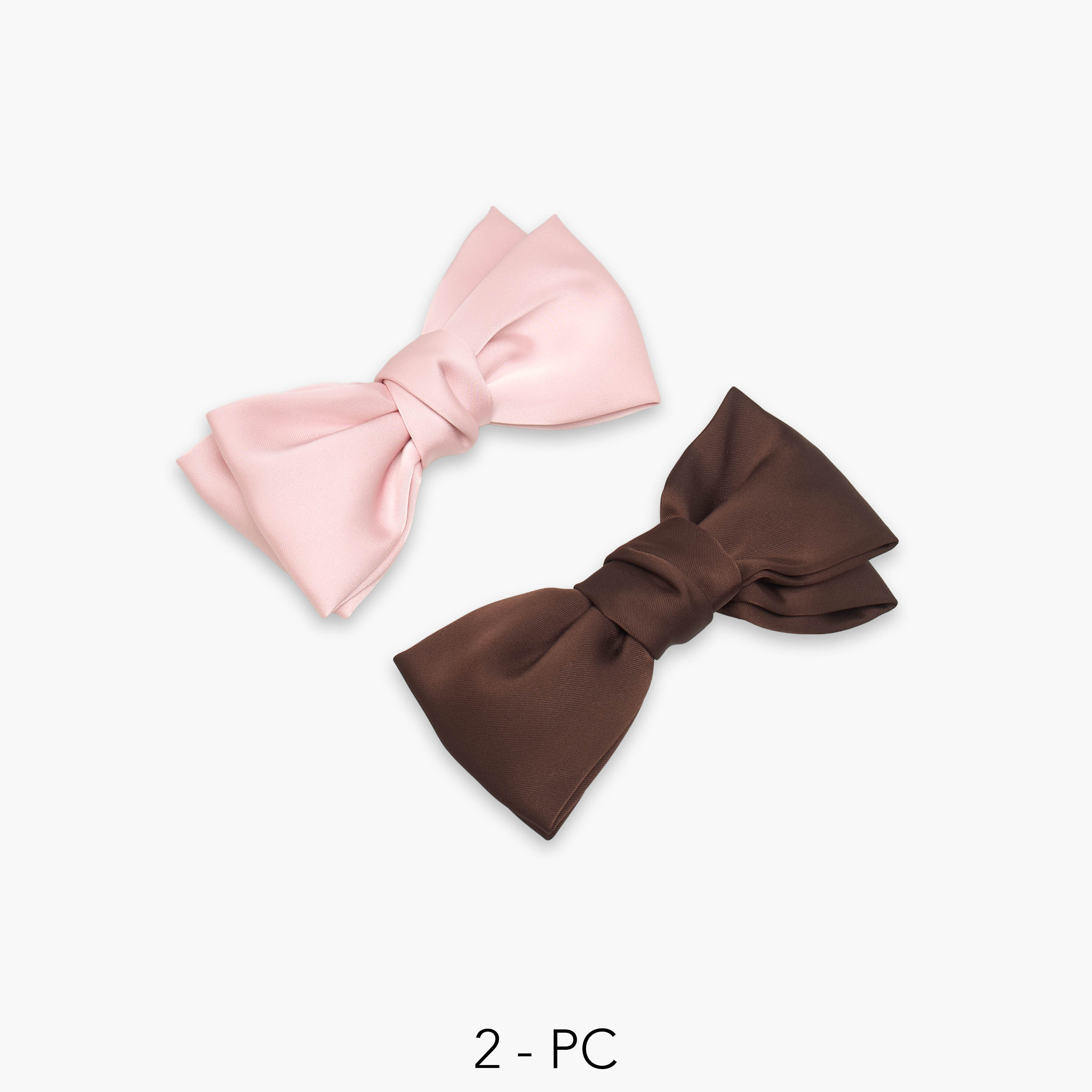 Gloo Pack of 2 Barrette Hair Clip with Bow Accent-women-hairaccessories-clips-image-1