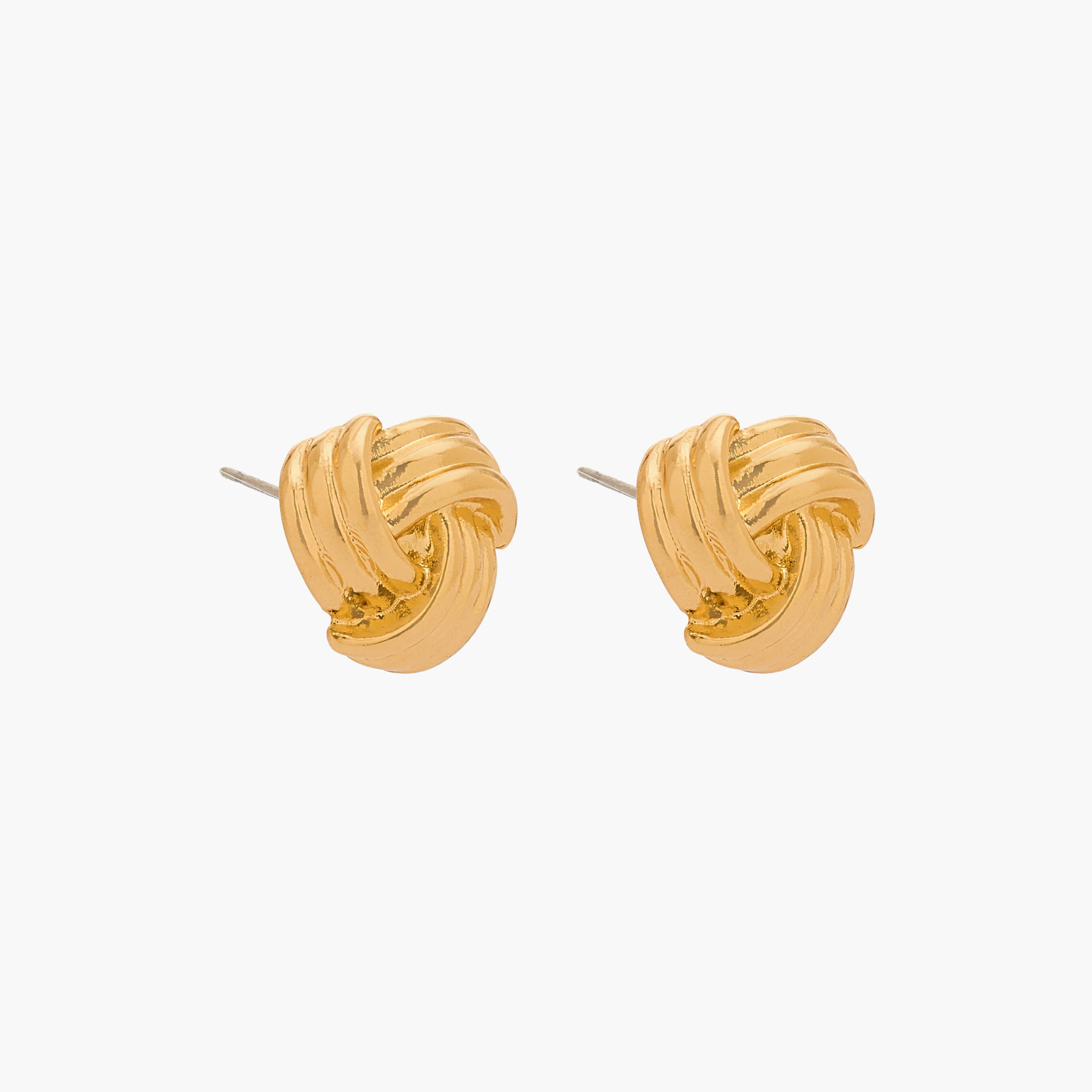 Gloo Pack of 2 Gold Tone Assorted Stud Earrings with Pushback Closure-women-watchesandjewellery-jewellery-earrings-image-3