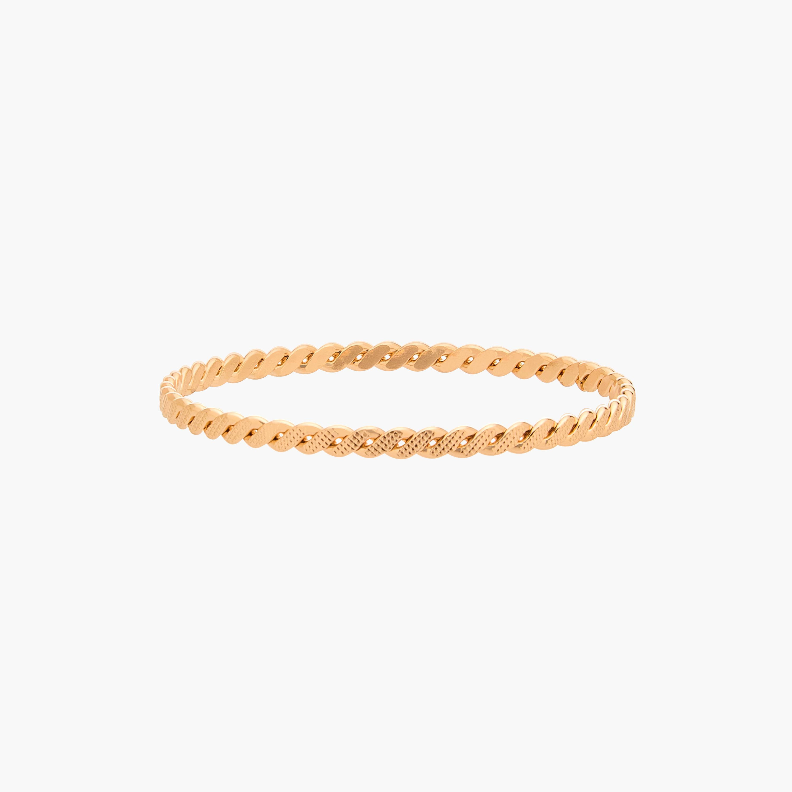 أساور متنوعة بلون ذهبي من جلو - عبوة 6 قطع-women-watchesandjewellery-jewellery-banglesandbracelets-image-2