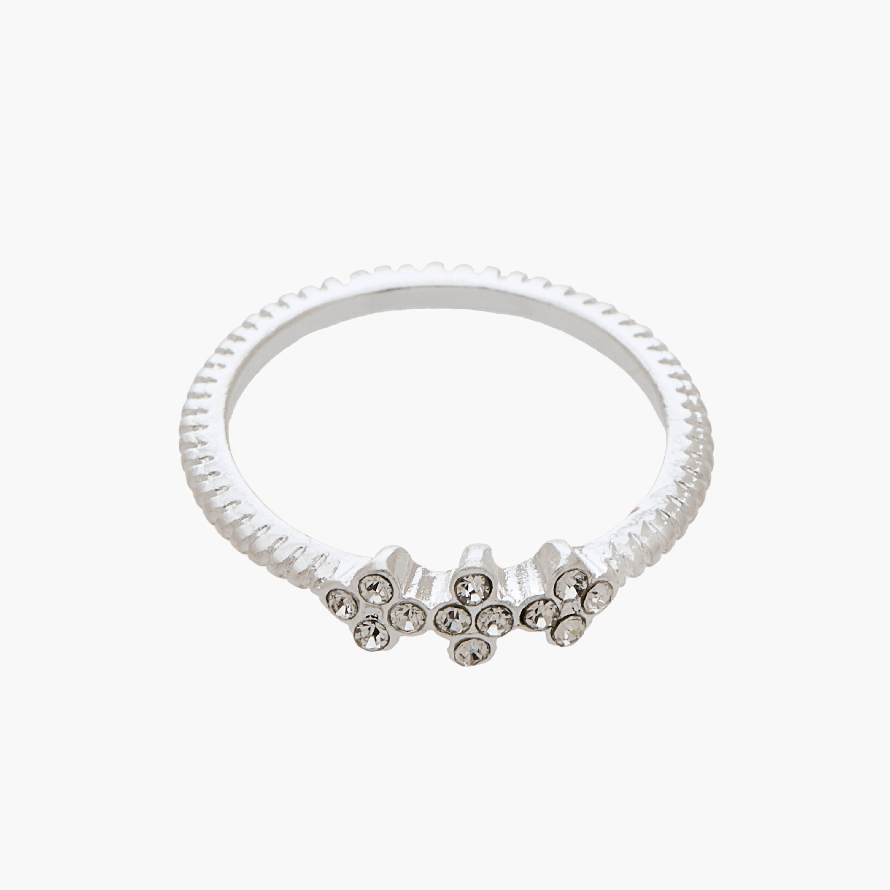 Set of 6 - Gloo Silver Tone Ring with Embellishments-women-watchesandjewellery-jewellery-rings-image-5