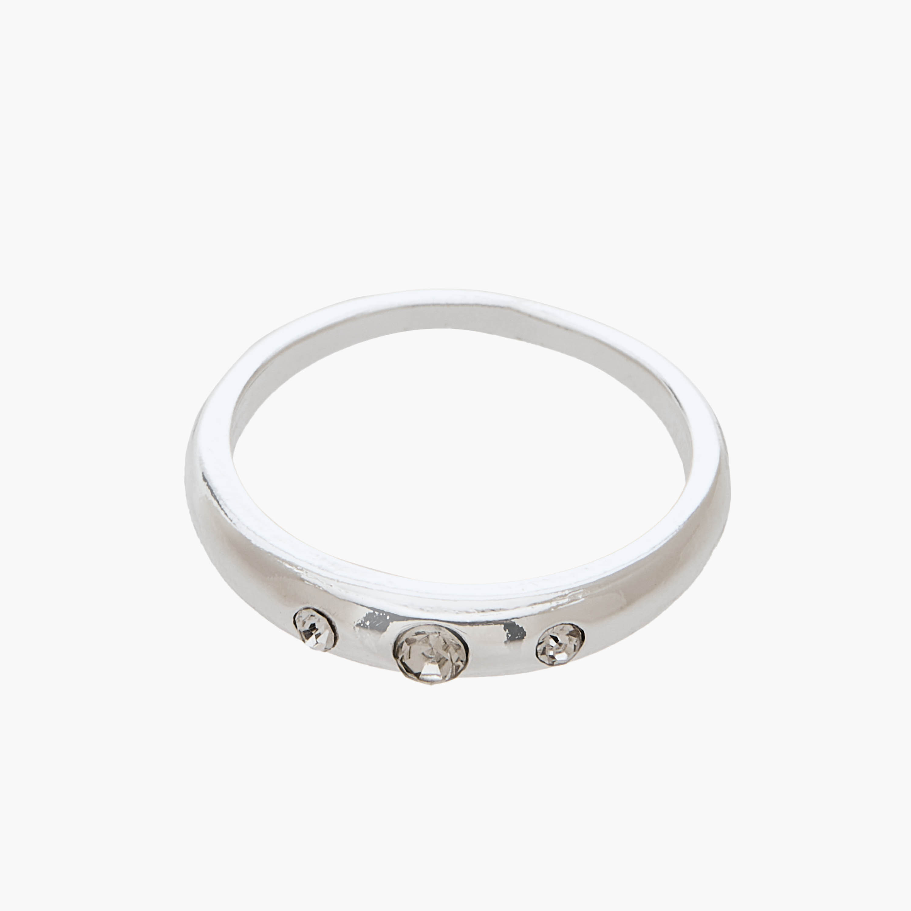 Set of 6 - Gloo Silver Tone Ring with Embellishments-women-watchesandjewellery-jewellery-rings-image-6