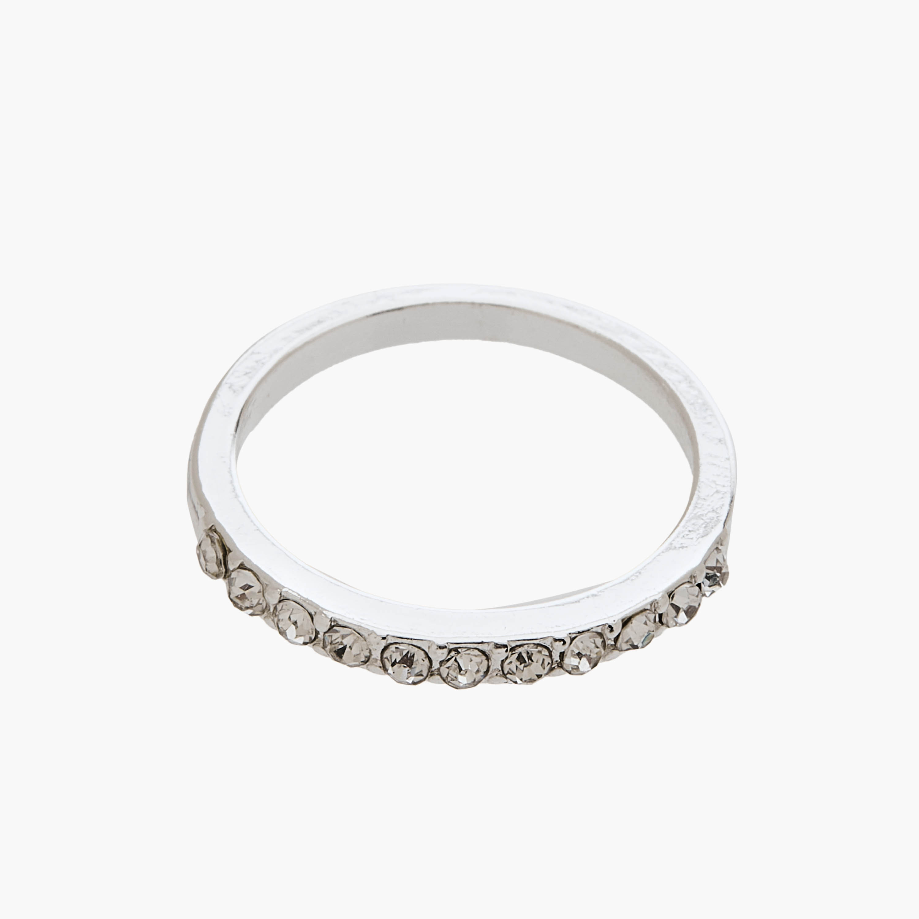 Set of 6 - Gloo Silver Tone Ring with Embellishments-women-watchesandjewellery-jewellery-rings-image-8