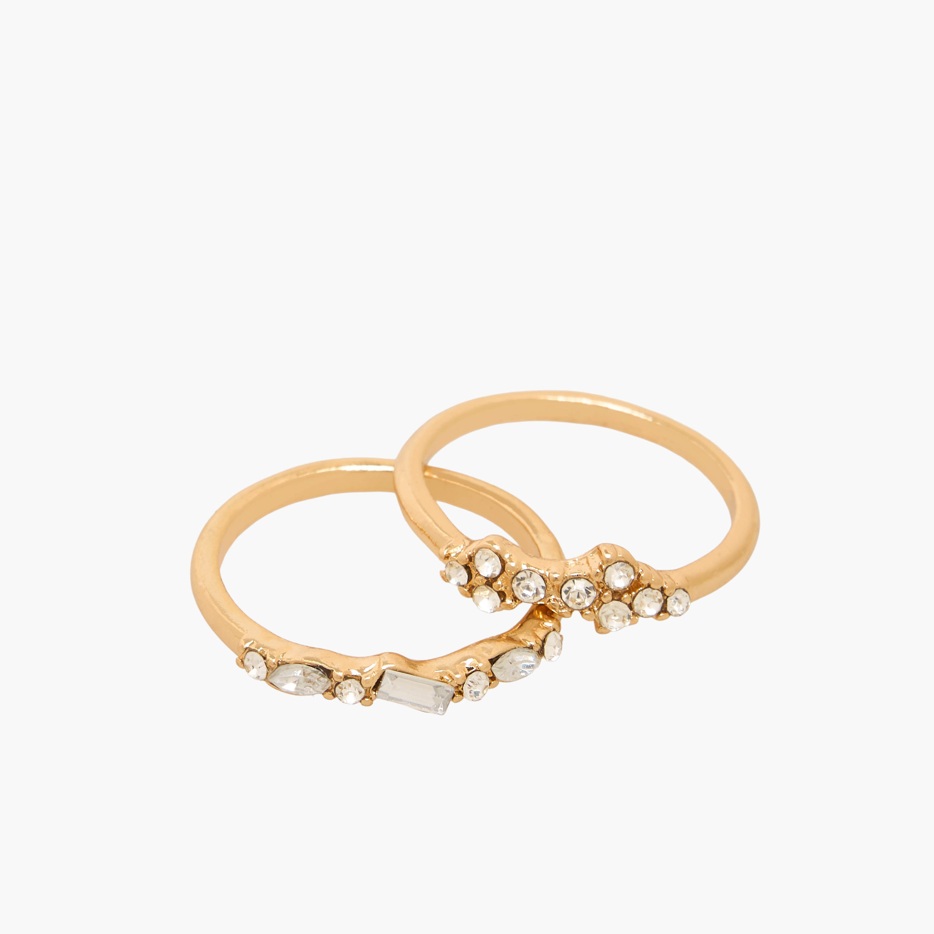 Set of 8 - Gloo Assorted Gold Tone Ring-women-watchesandjewellery-jewellery-rings-image-3