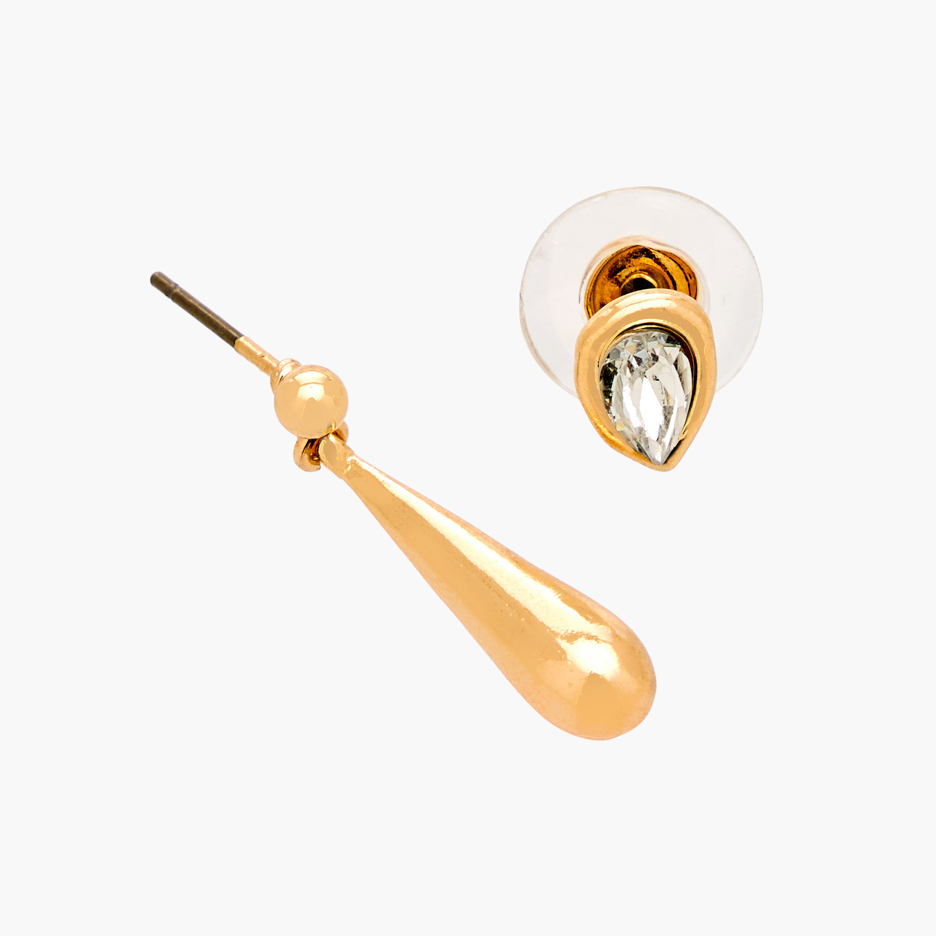 Gloo Pack of 9 Metallic Earrings with Pushback Closure-women-watchesandjewellery-jewellery-earrings-image-4