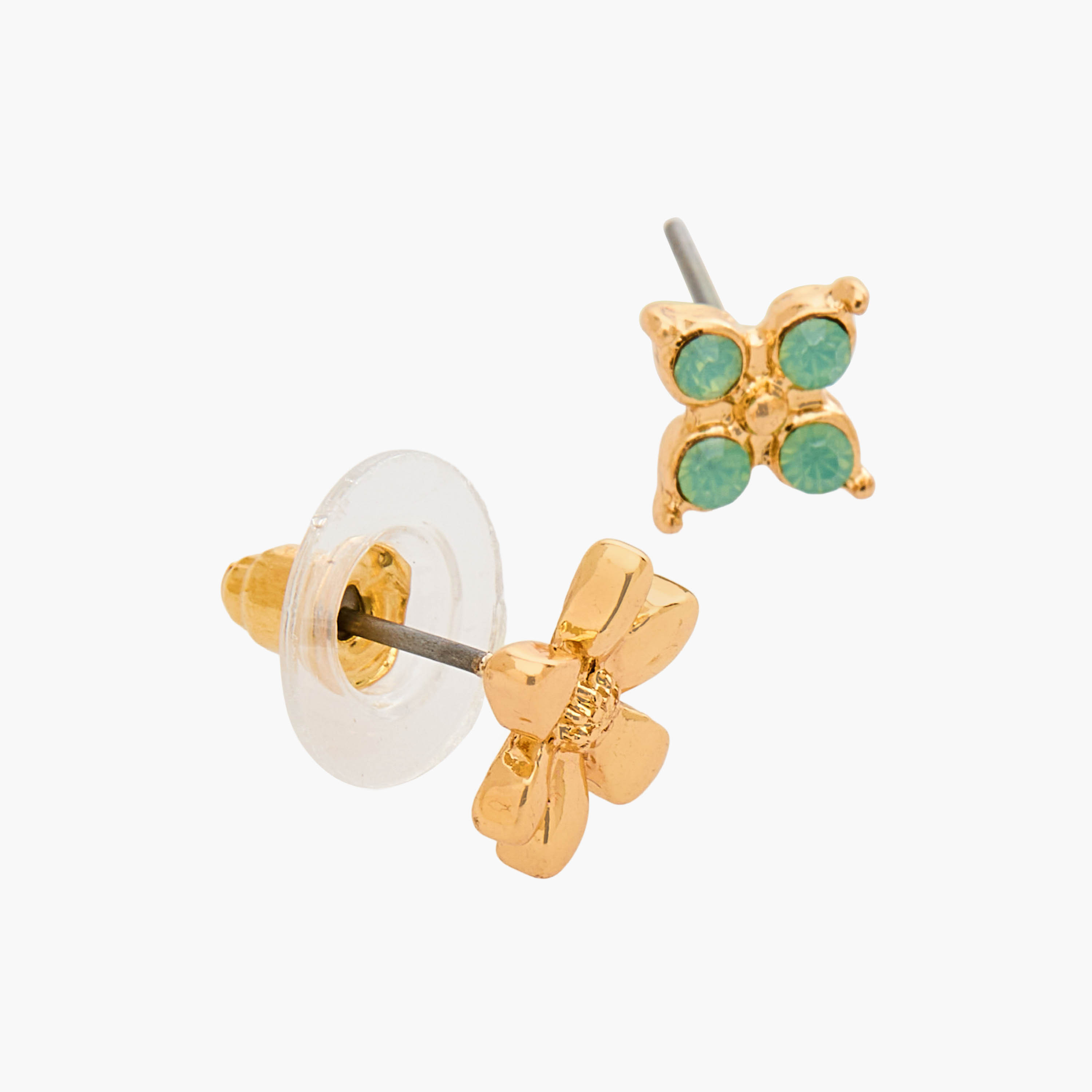 حلقان متنوعة بلون ذهبي ومكبس إغلاق خلفي من جلوو - طقم من 9-women-watchesandjewellery-jewellery-earrings-image-4