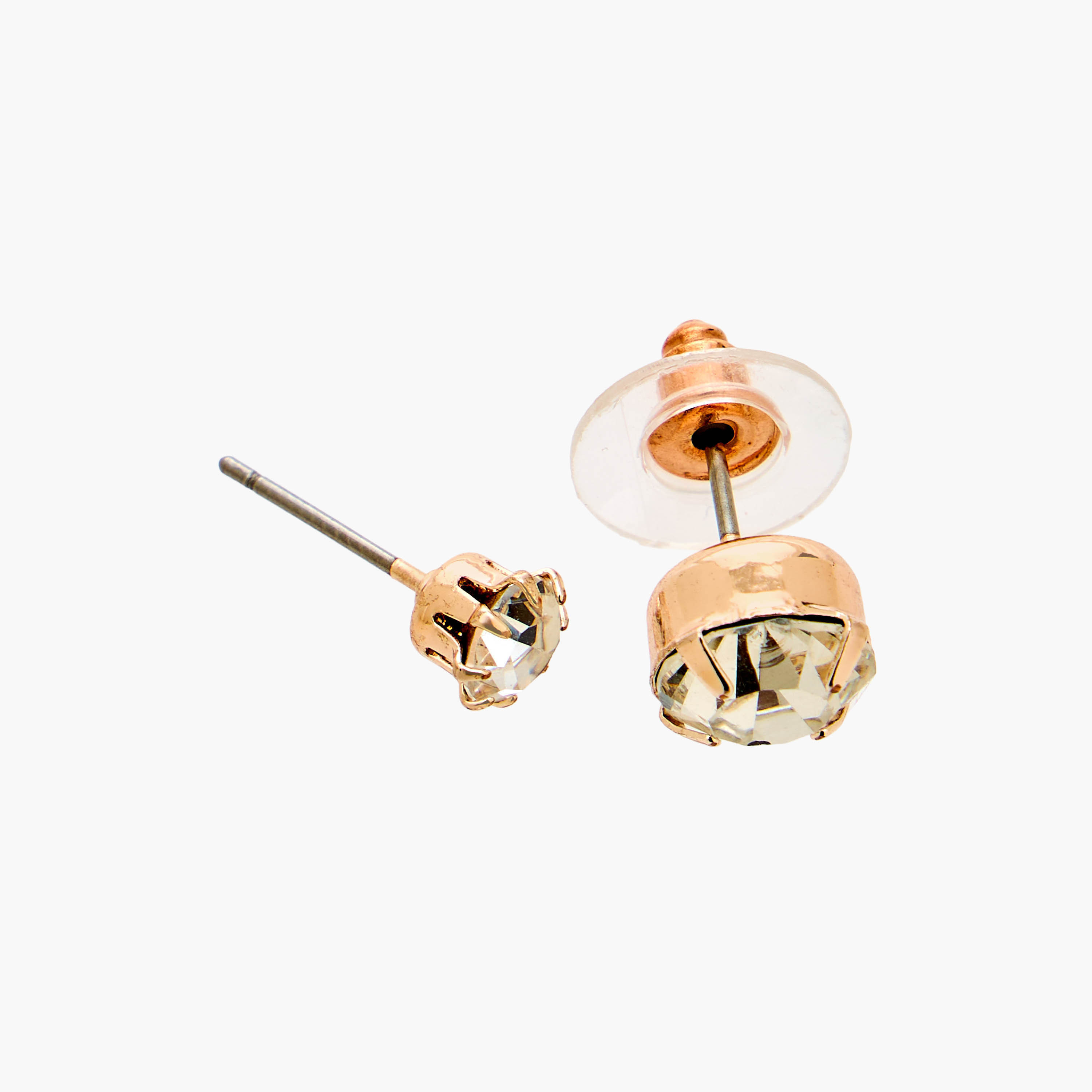 Gloo Pack of 12 Metallic Stud Earrings with Pushback Closure-women-watchesandjewellery-jewellery-earrings-image-4