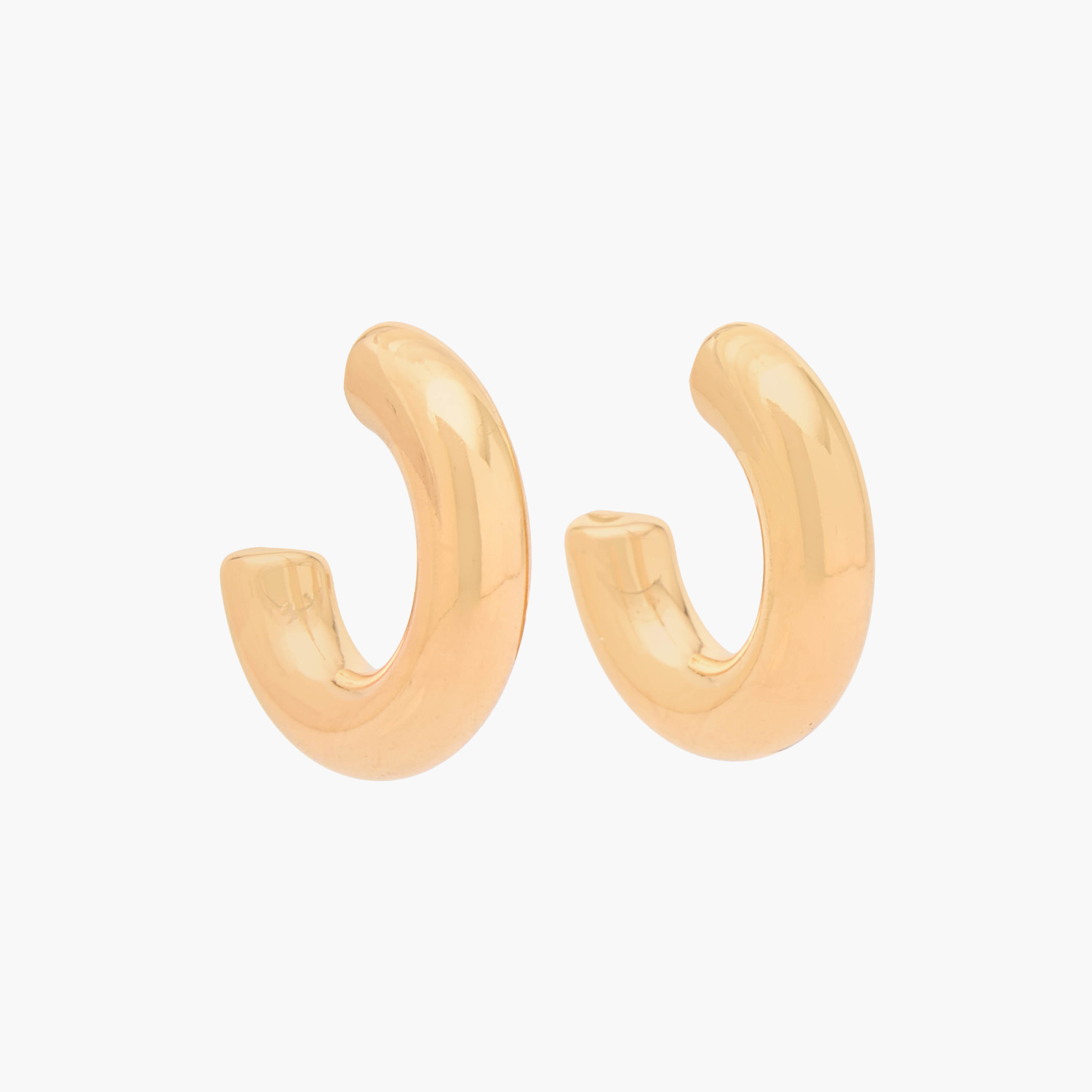 Gloo Pack of 2 Gold Tone Assorted Earrings with Pushback Closure-women-watchesandjewellery-jewellery-earrings-image-2