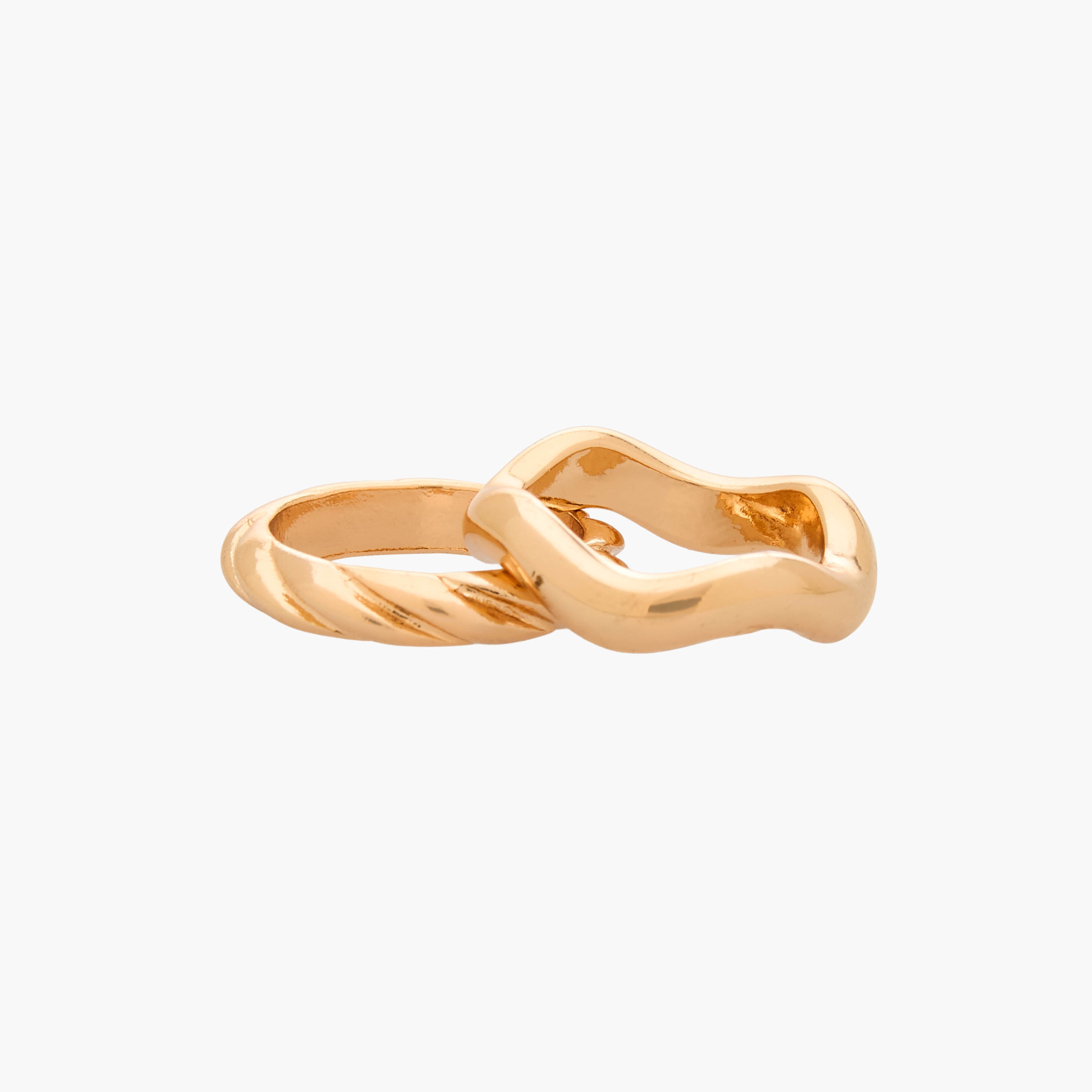 Set of 4 - Gloo Assorted Gold Tone Ring-women-watchesandjewellery-jewellery-rings-image-3
