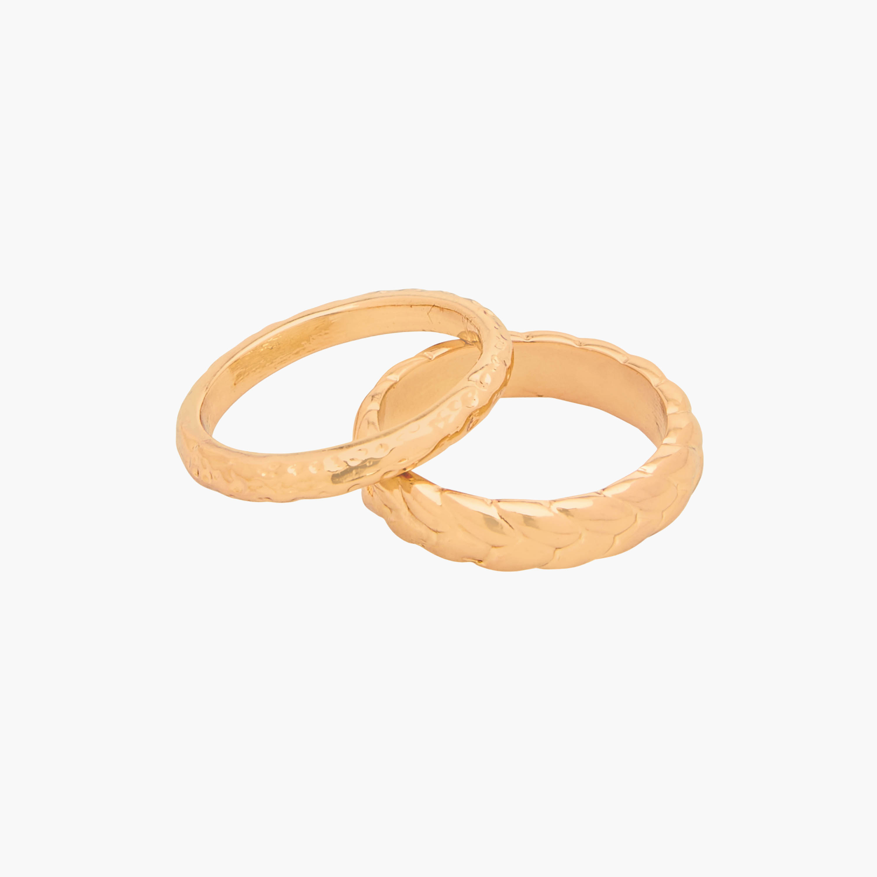 Set of 5 - Gloo Metallic Ring-women-watchesandjewellery-jewellery-rings-image-3