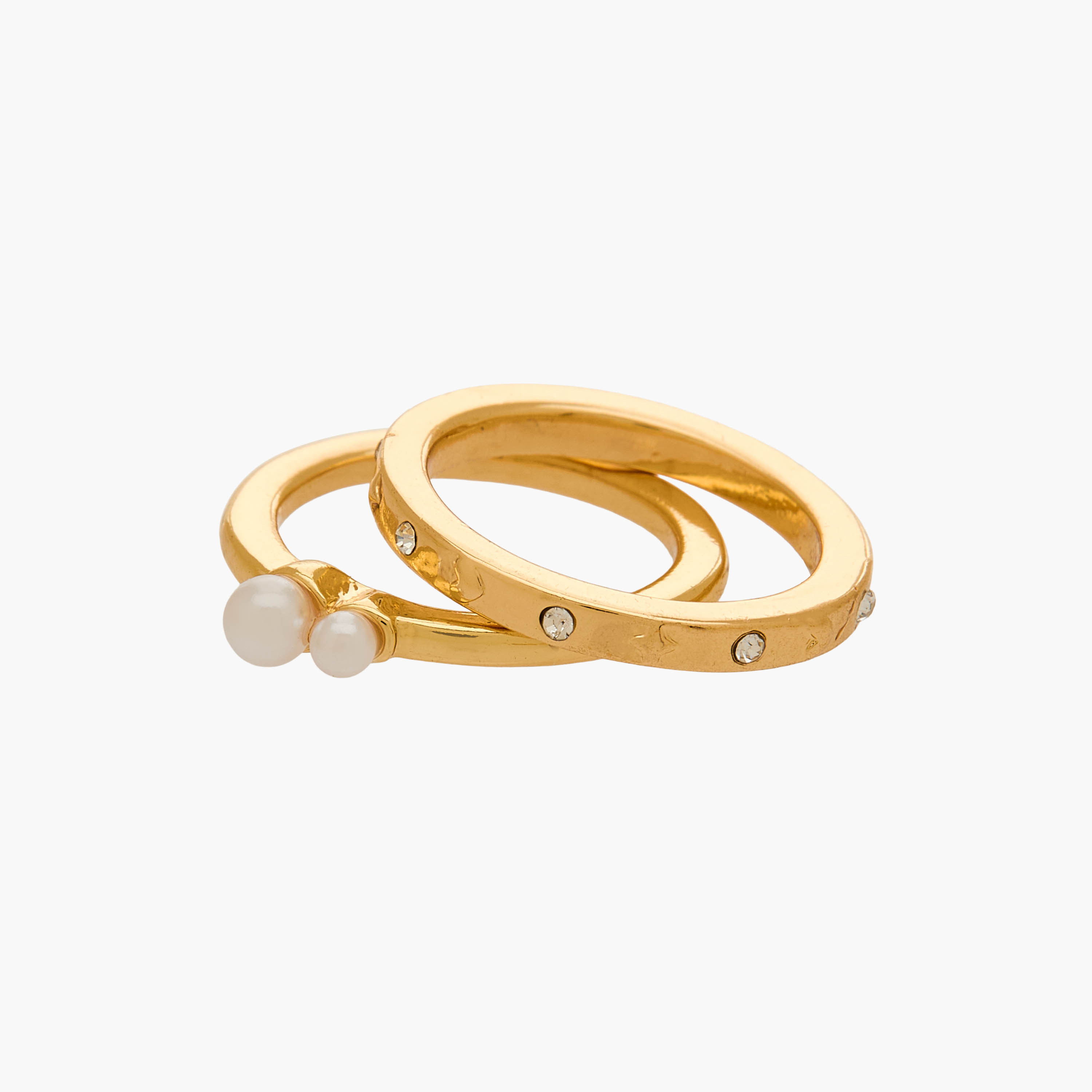 Set of 6 - Gloo Gold Tone Ring with Pearl Embellishments-women-watchesandjewellery-jewellery-rings-image-3