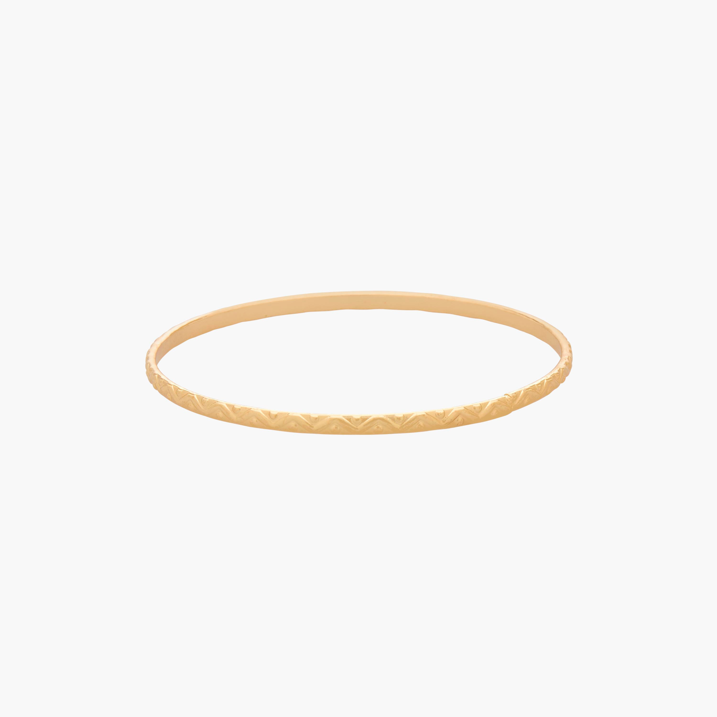 Pack of 7 Gold Tone Textured Bangle-women-watchesandjewellery-jewellery-banglesandbracelets-image-3