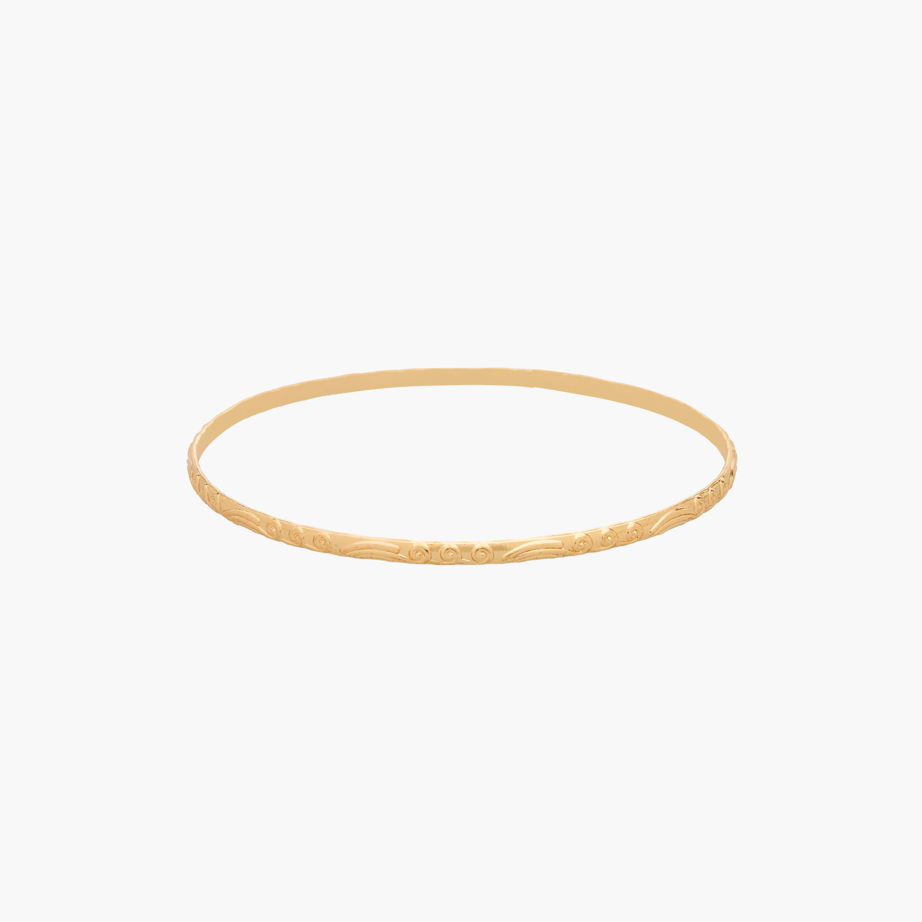 Pack of 7 Gold Tone Textured Bangle-women-watchesandjewellery-jewellery-banglesandbracelets-image-5
