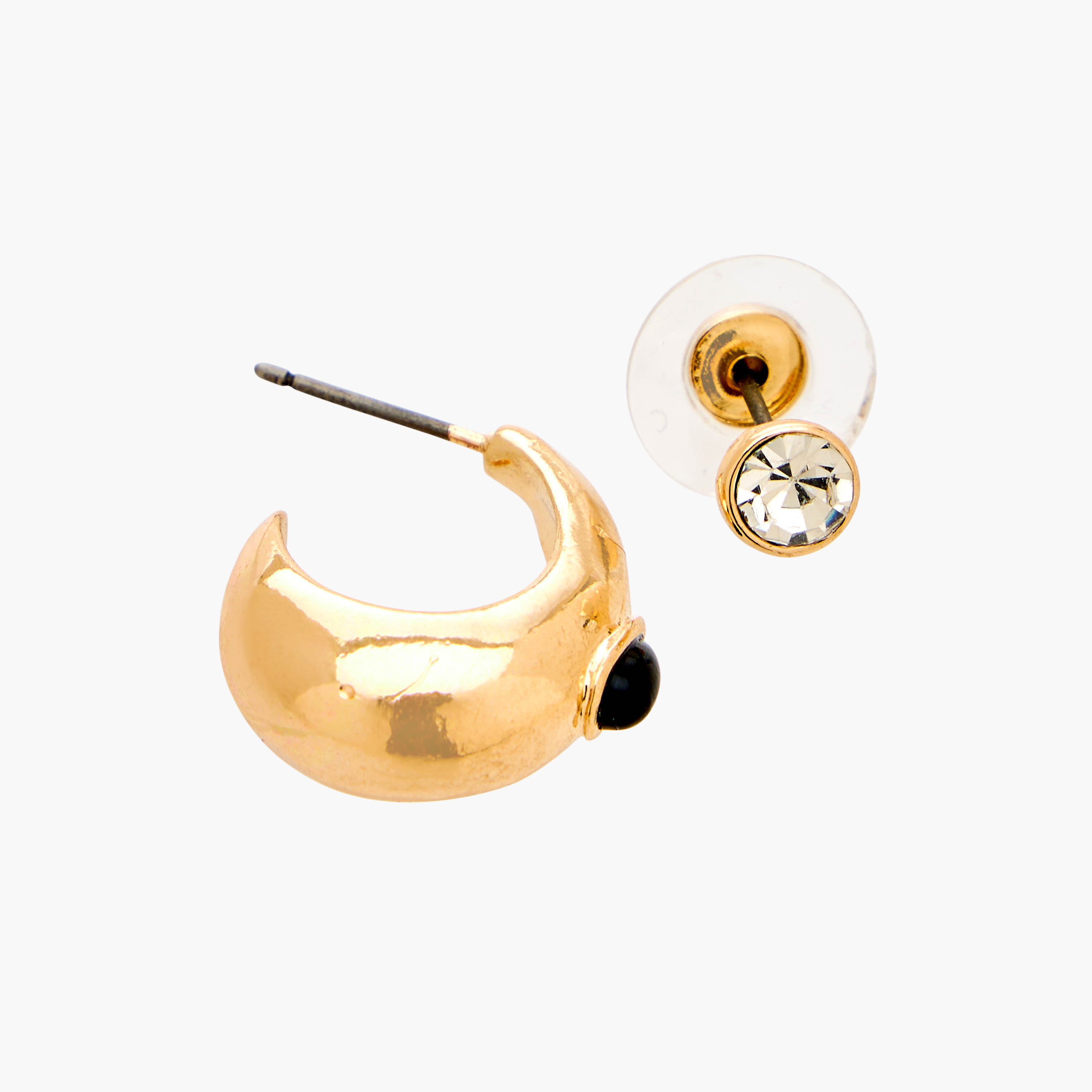 Gloo Pack of 9 Metallic Earrings with Pushback Closure-women-watchesandjewellery-jewellery-earrings-image-4