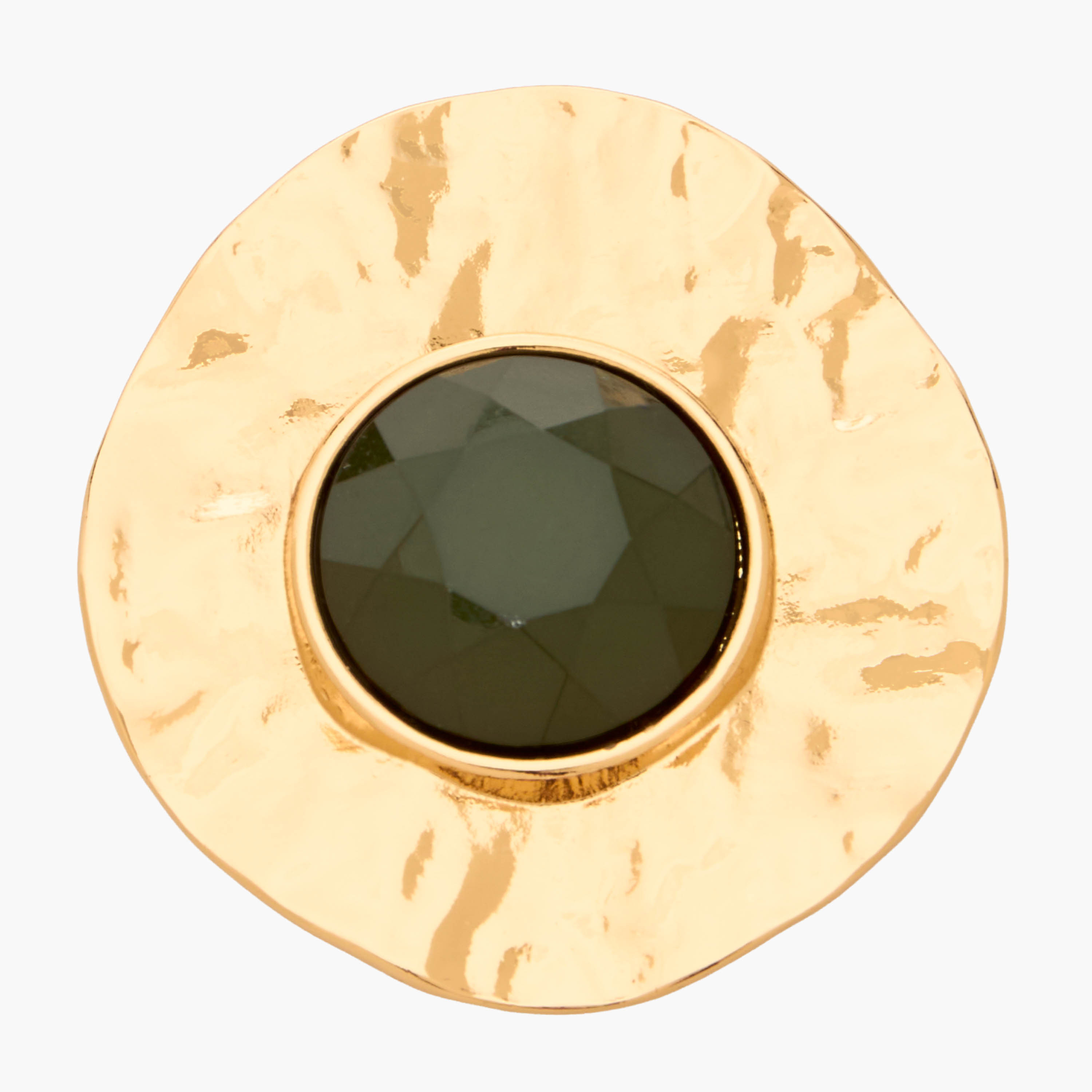 Gold Tone Embellished Stud Earrings with Pushback Closure-women-watchesandjewellery-jewellery-earrings-image-3