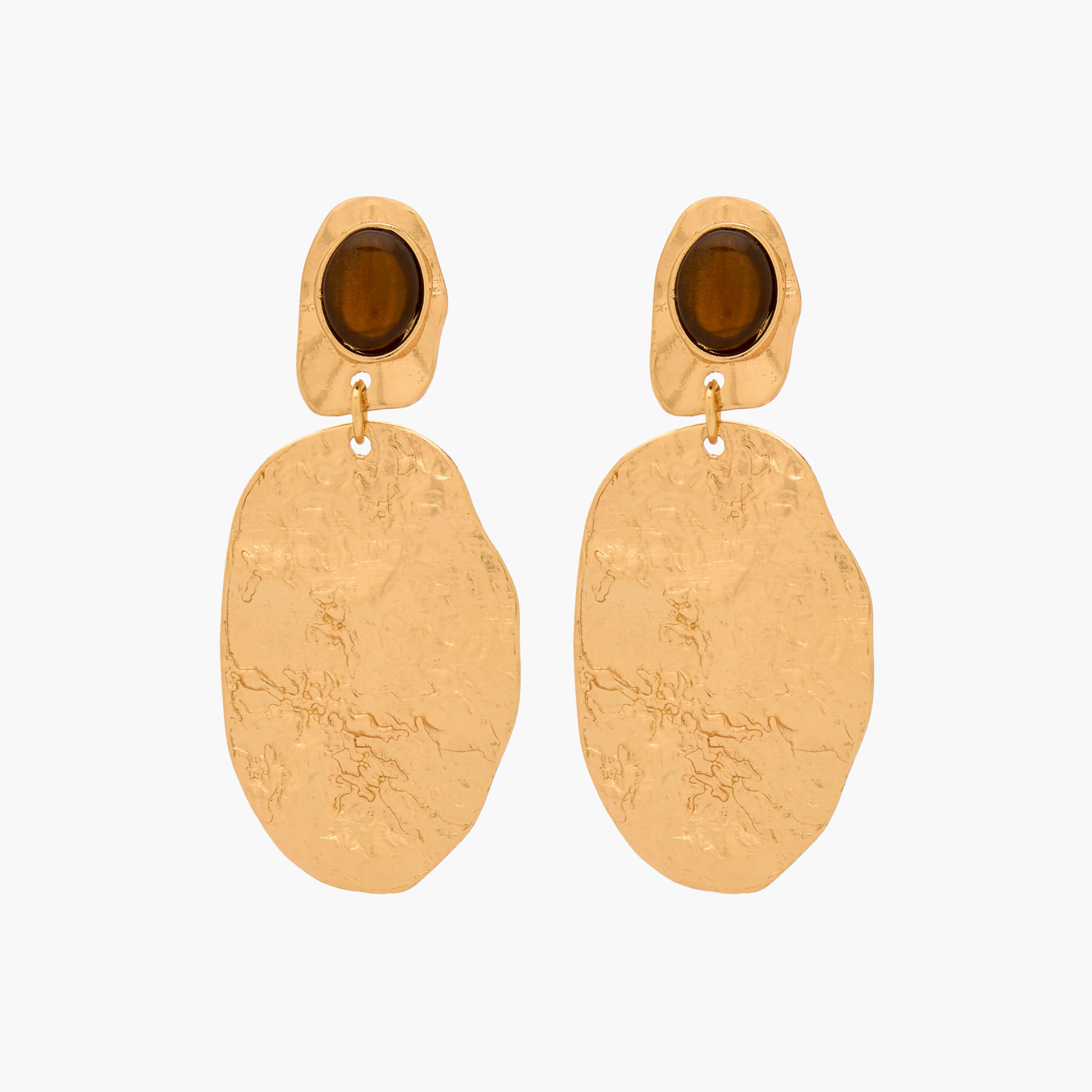 Resin Drop Earrings with Pushback Closure-women-watchesandjewellery-jewellery-earrings-image-1