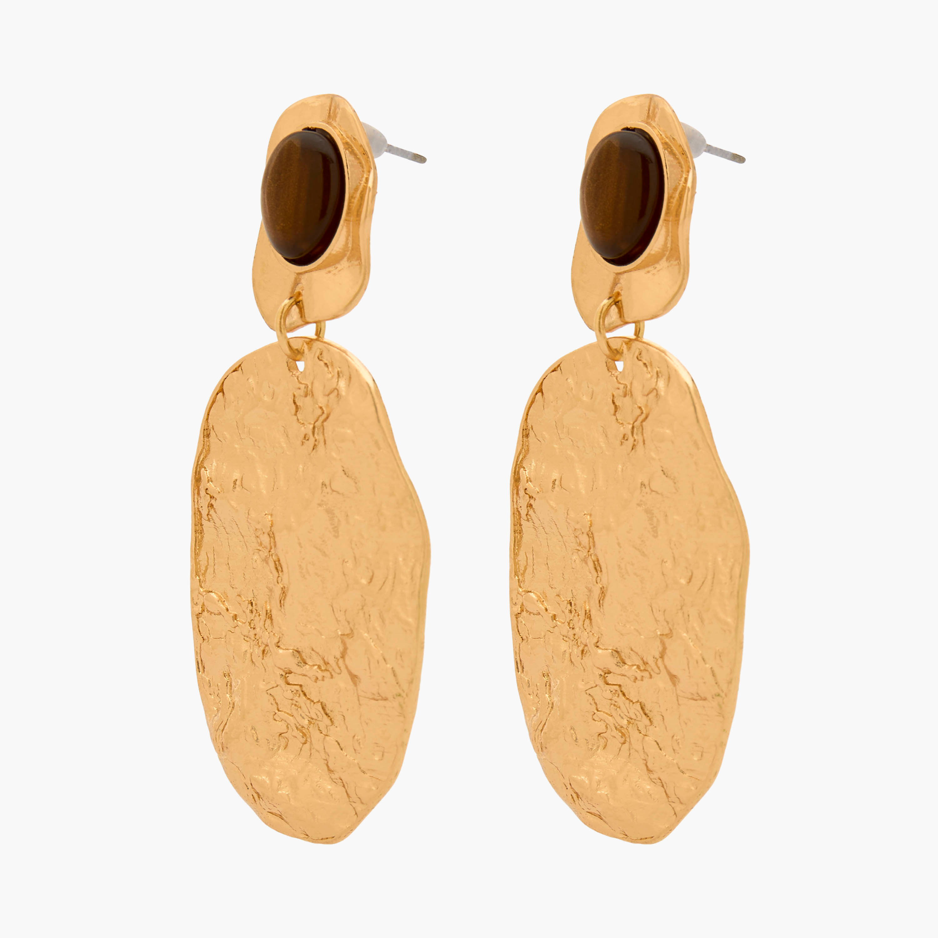 Resin Drop Earrings with Pushback Closure-women-watchesandjewellery-jewellery-earrings-image-2