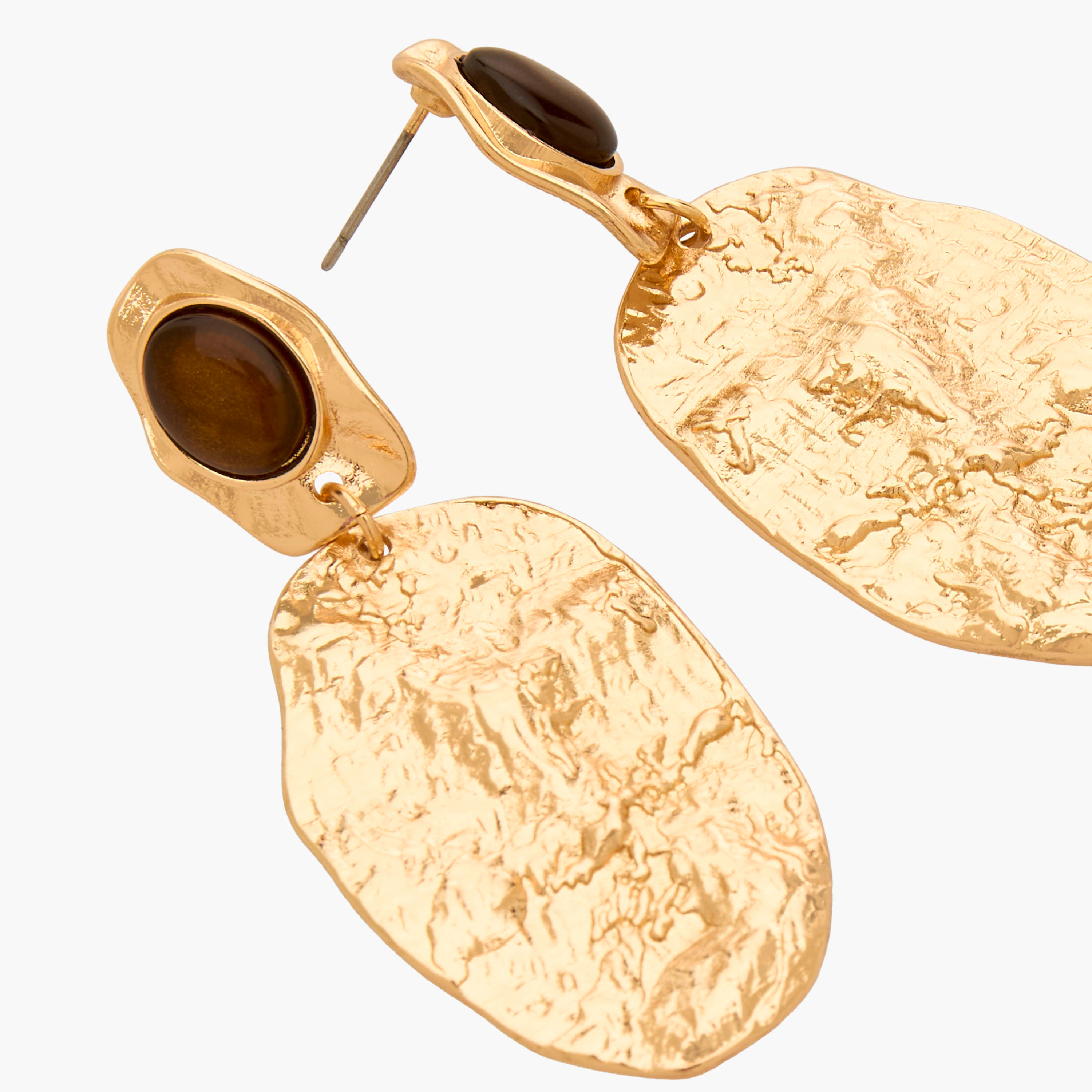 Resin Drop Earrings with Pushback Closure-women-watchesandjewellery-jewellery-earrings-image-4