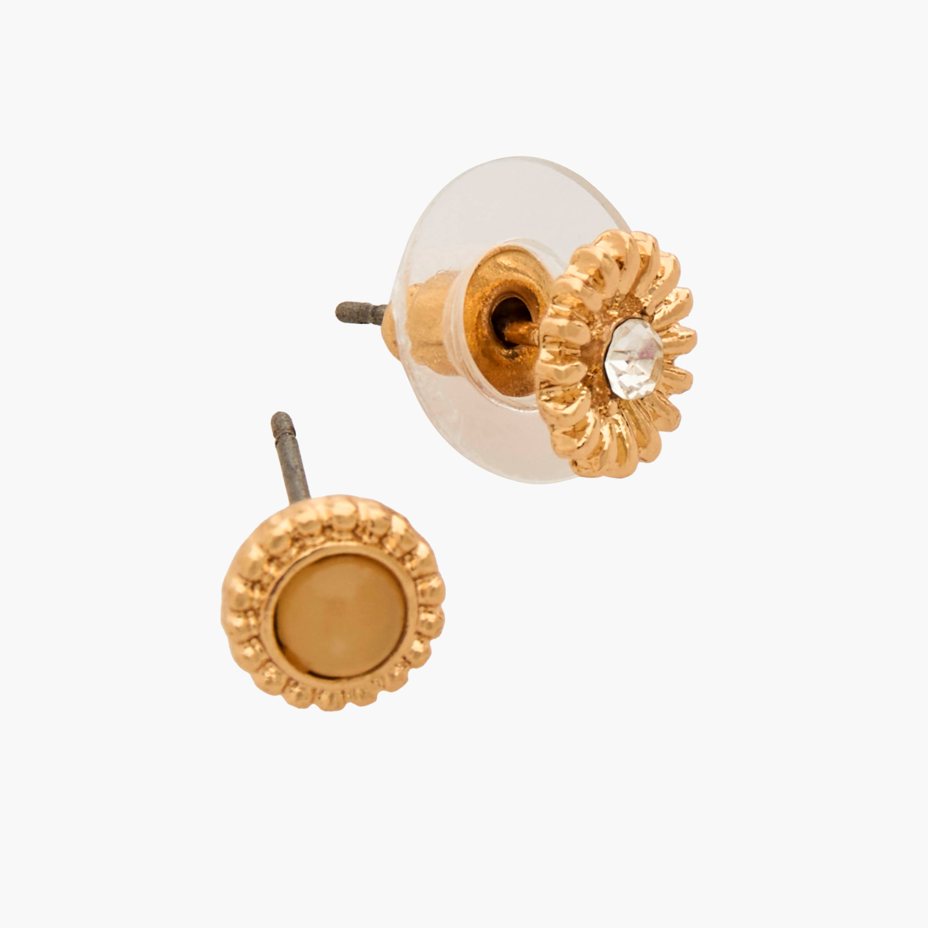Pack of 20 Gold Tone Floral Stud Earrings with Pushback Closure-women-watchesandjewellery-jewellery-earrings-image-4