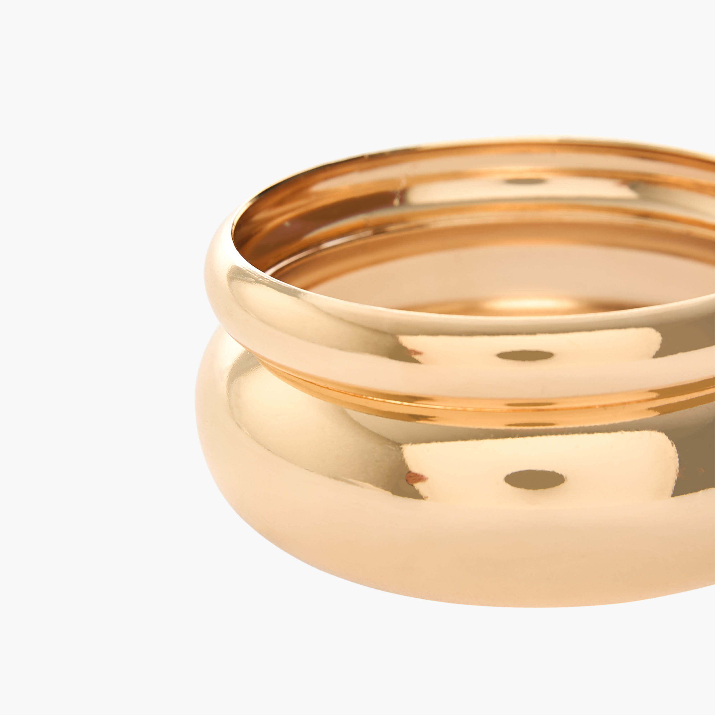 Pack of 2 Gold Tone Chunky Bangle-women-watchesandjewellery-jewellery-banglesandbracelets-image-5