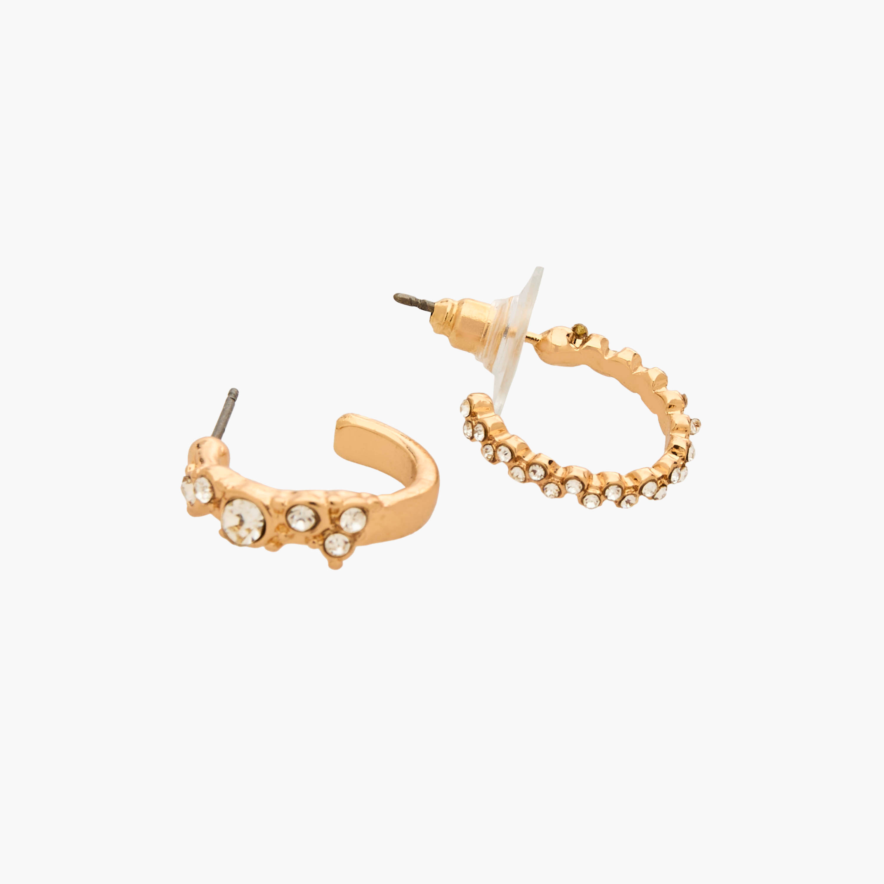 Pack of 6 Gold Tone Earrings with Pushback Closure-women-watchesandjewellery-jewellery-earrings-image-4