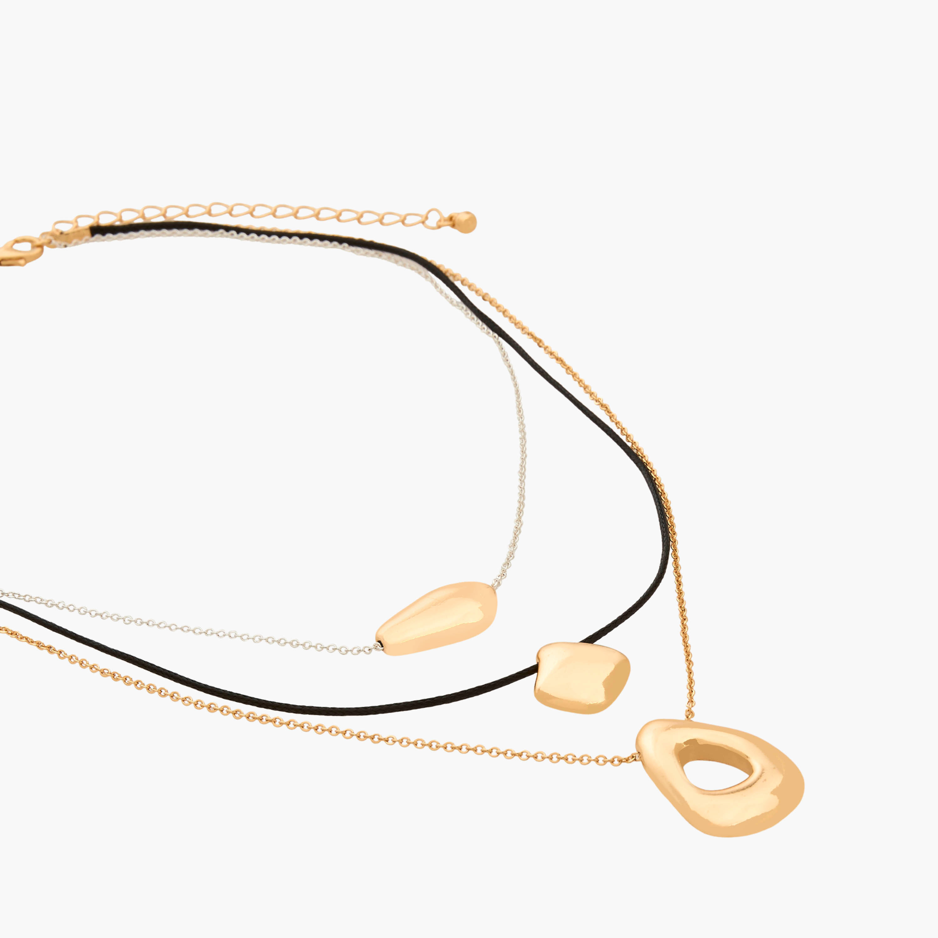 عقد ميتاليك ثلاثي الطبقات-women-watchesandjewellery-jewellery-necklacesandpendants-image-3
