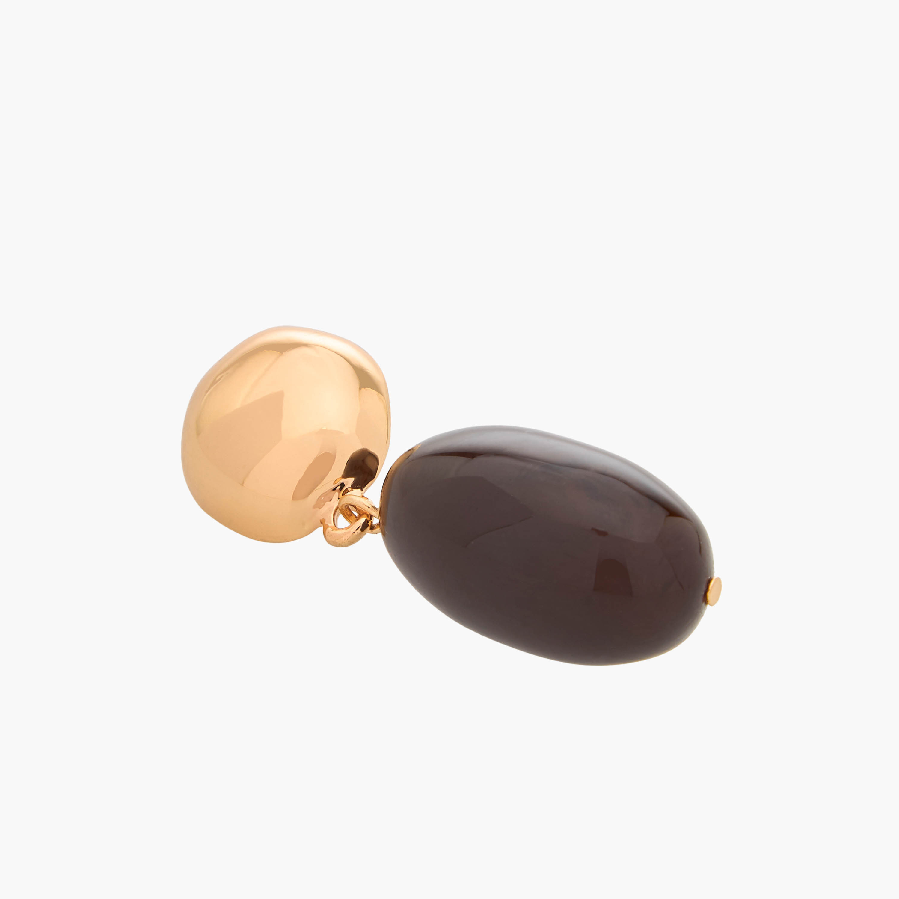 Gold Tone Resin Accent Drop Earrings with Pushback Closure-women-watchesandjewellery-jewellery-earrings-image-3