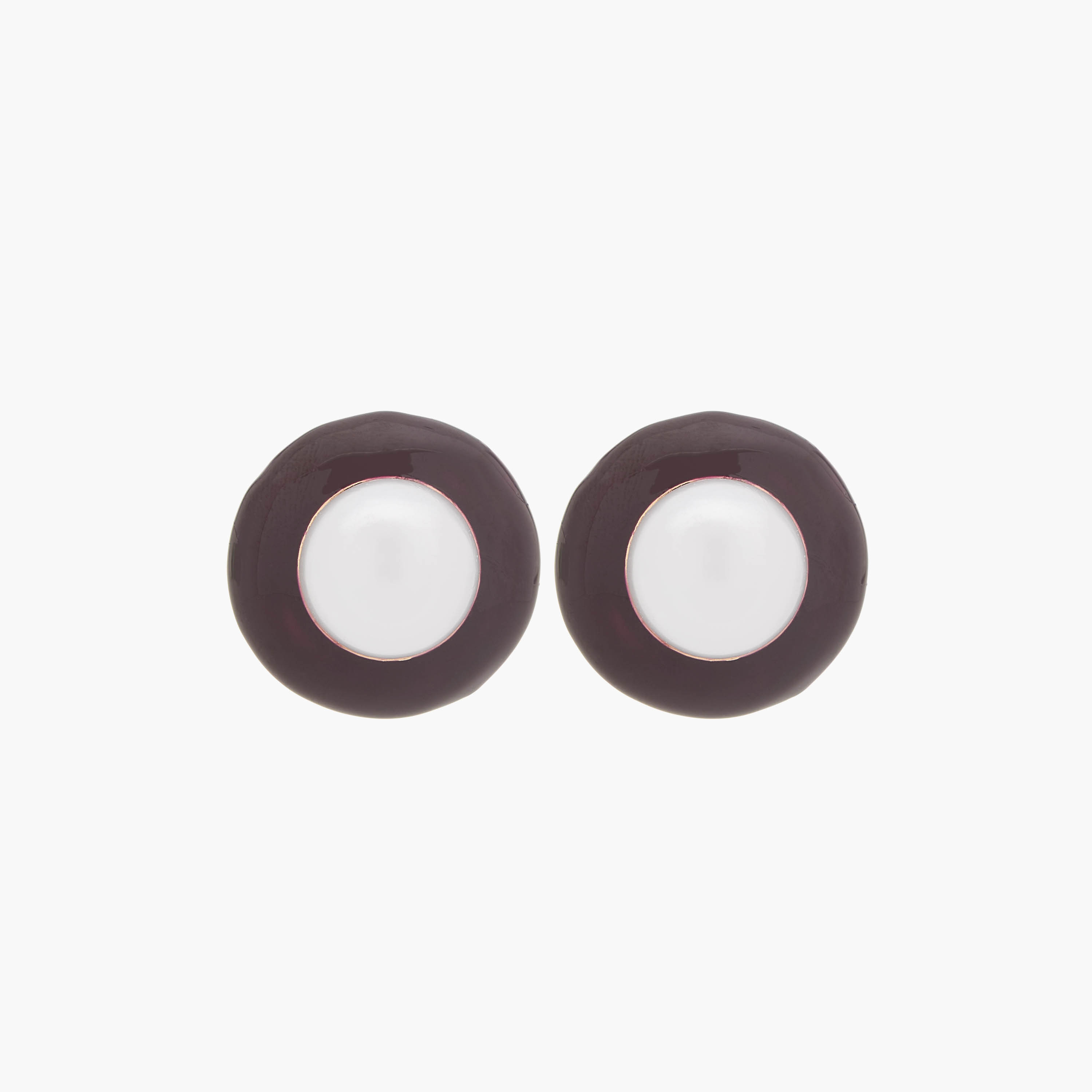 Resin Embellished Stud Earrings with Pushback Closure-women-watchesandjewellery-jewellery-earrings-image-1