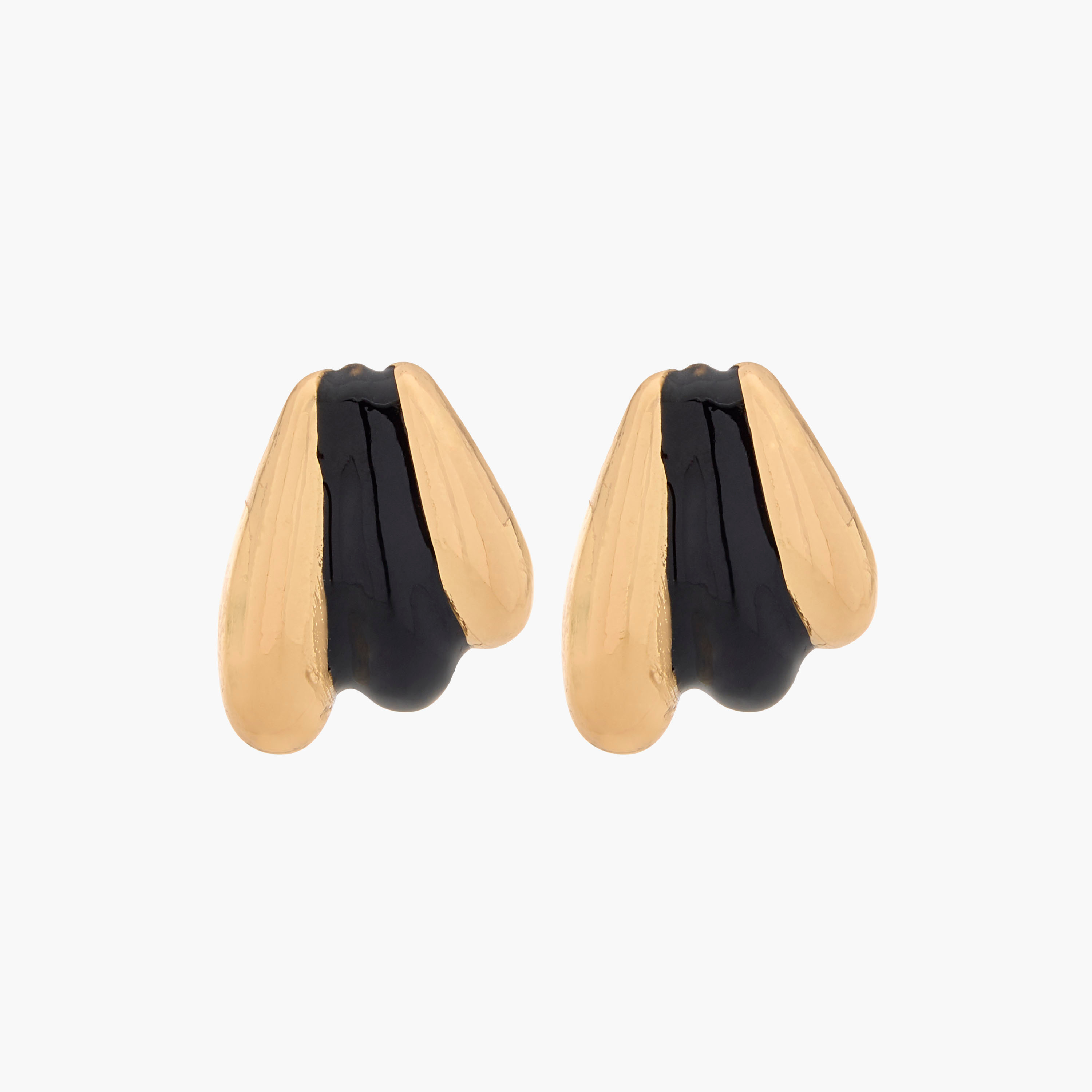 حلقان ميتالك بمكبس إغلاق خلفي-women-watchesandjewellery-jewellery-earrings-image-1
