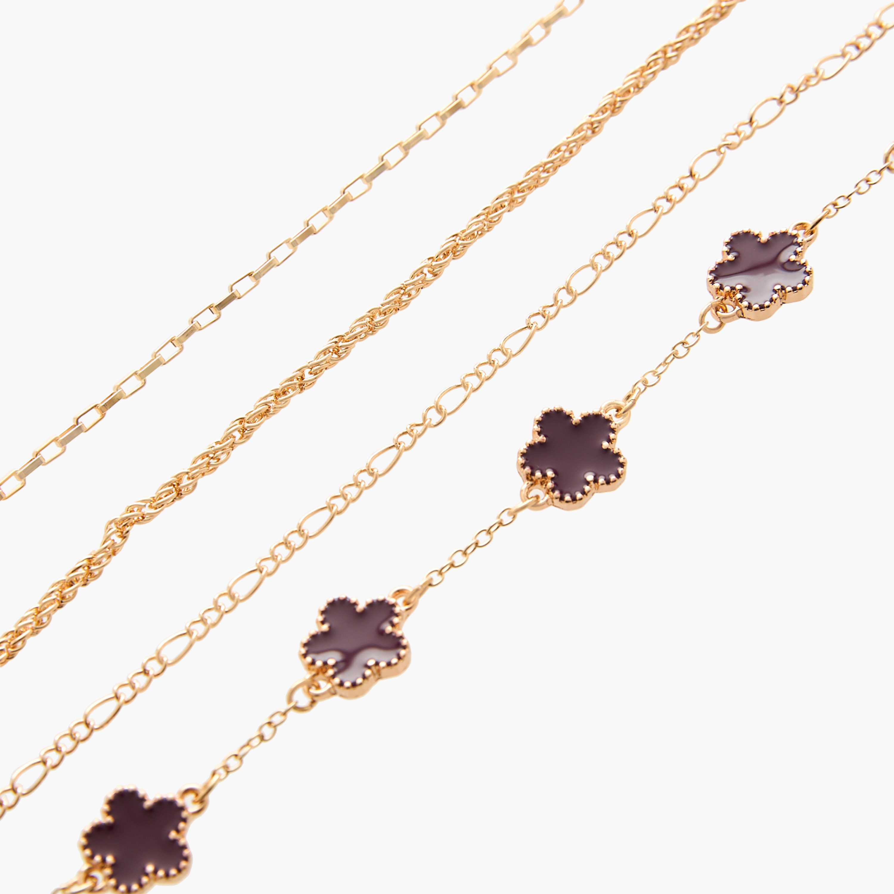 Pack of 4 Gold Tone Enamel Bracelet-women-watchesandjewellery-jewellery-banglesandbracelets-image-10
