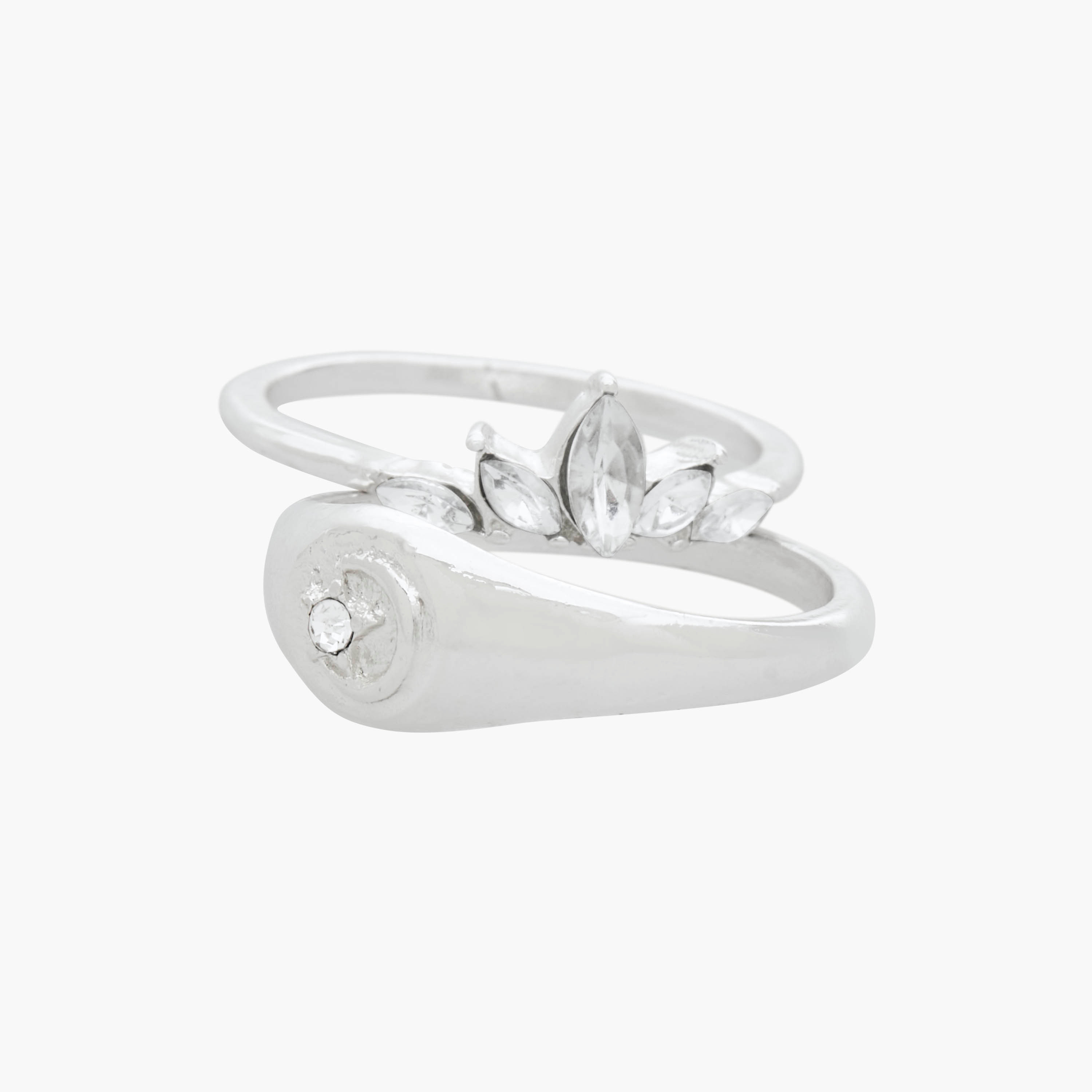 Set of 8 - Silver Tone Ring with Stone Embellishments-women-watchesandjewellery-jewellery-rings-image-3