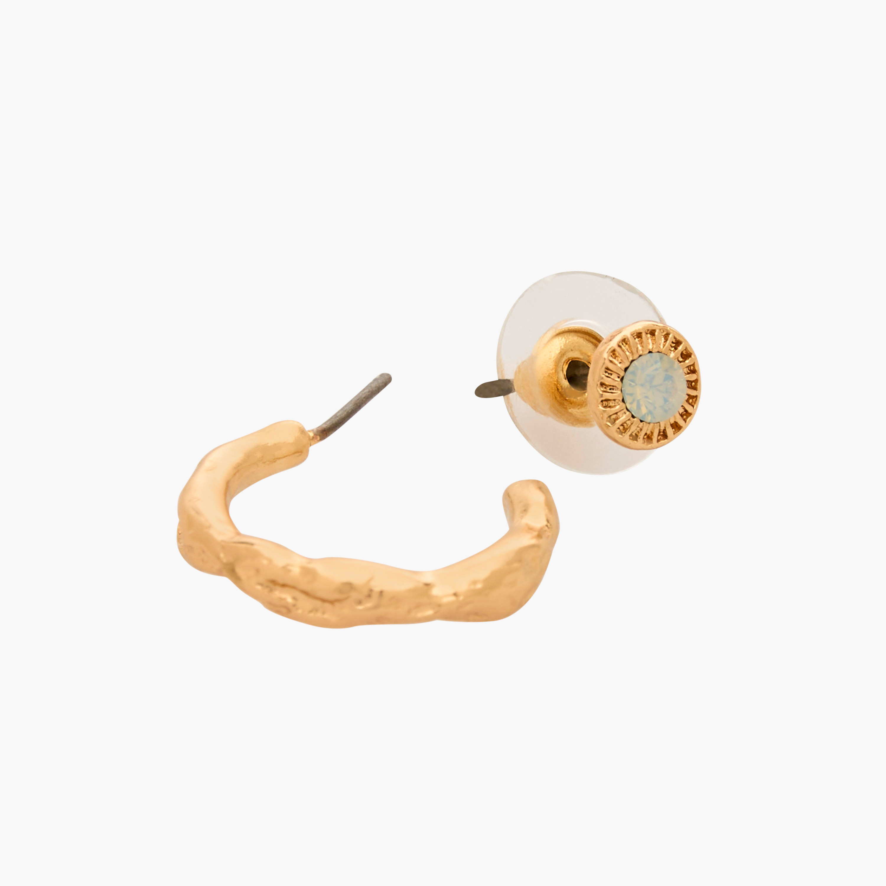 حلقان ستود بلون ذهبي مع إغلاق كبس - طقم 9 أزواج-women-watchesandjewellery-jewellery-earrings-image-4