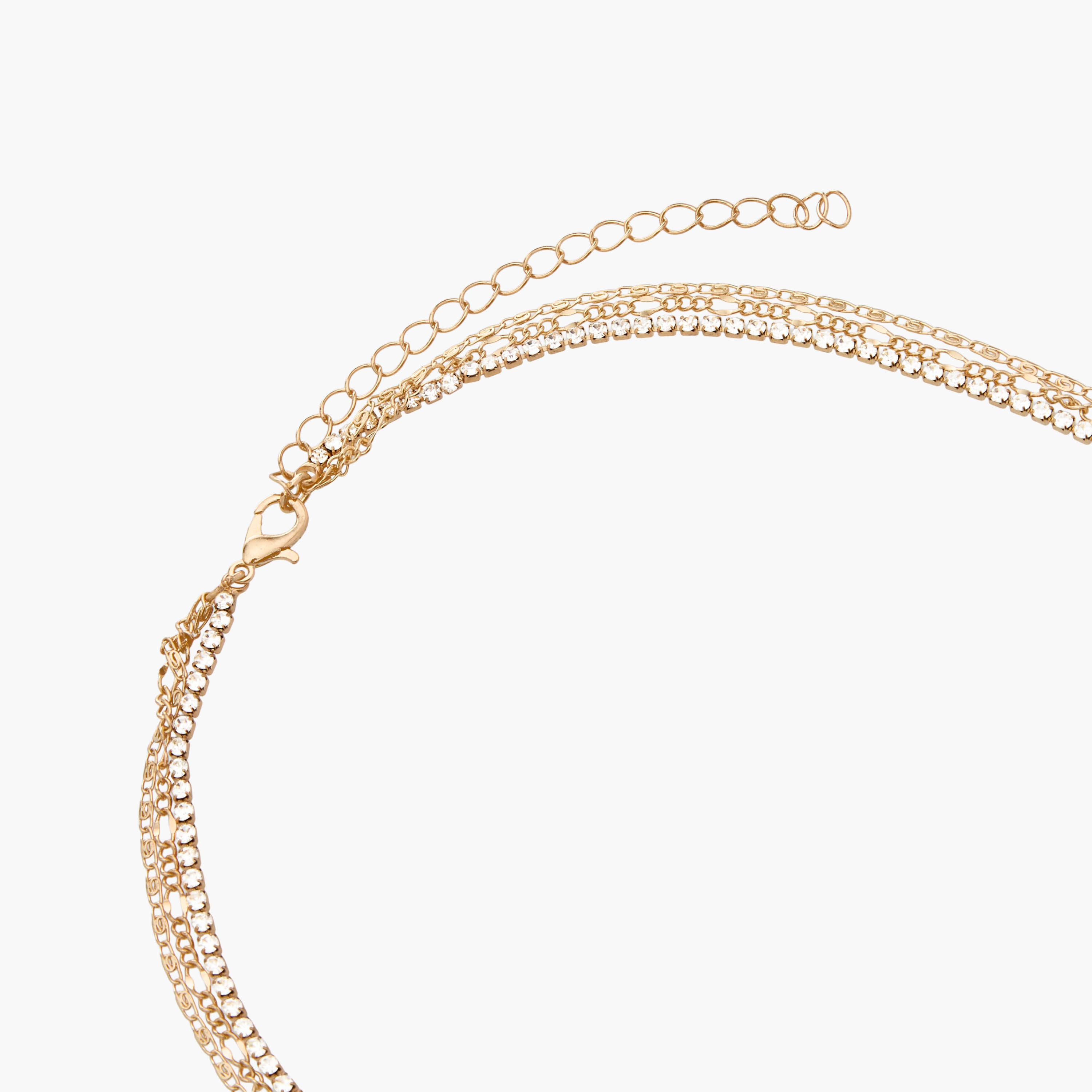 عقد ذهبي اللون بطبقات ودلايات وتزيينات-women-watchesandjewellery-jewellery-necklacesandpendants-image-6