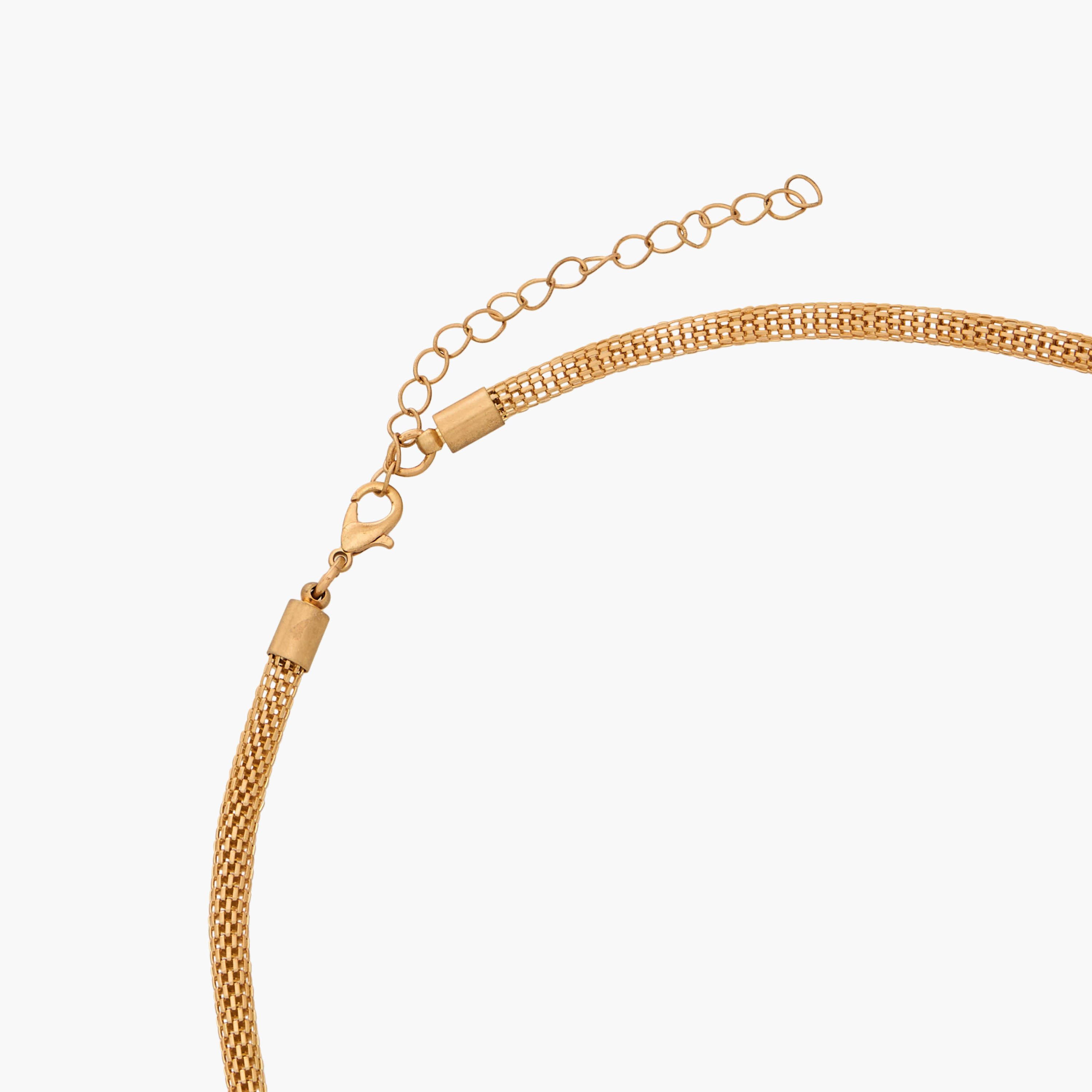 عقد ذهبي اللون بدلاية مستديرة-women-watchesandjewellery-jewellery-necklacesandpendants-image-4