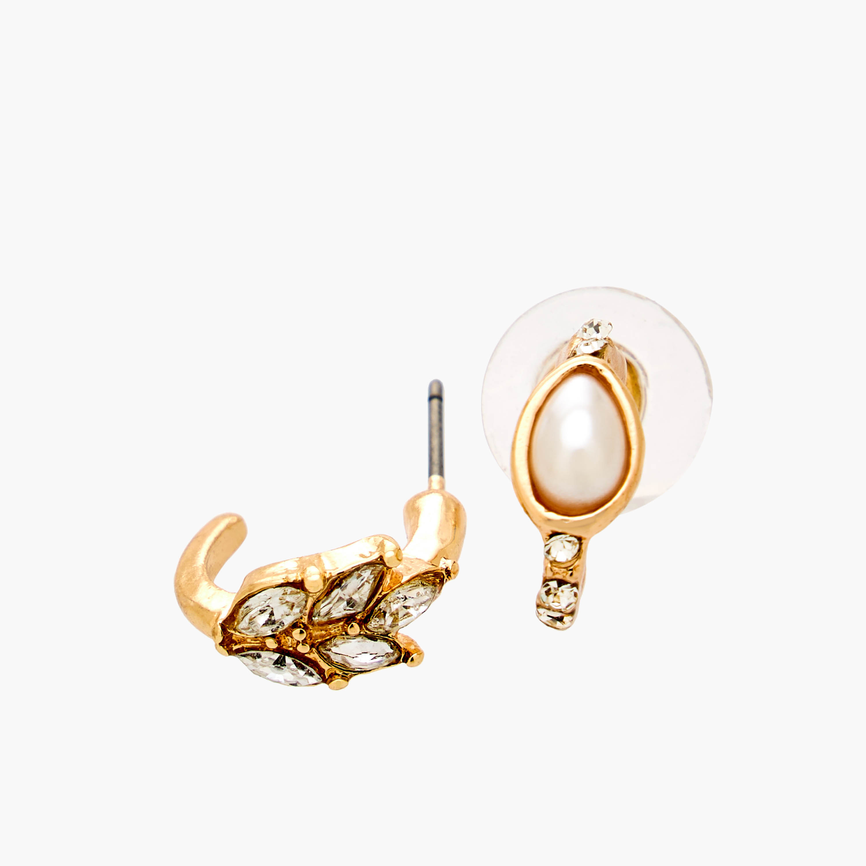 Gloo Pack of 9 Metallic Earrings with Pushback Closure-women-watchesandjewellery-jewellery-earrings-image-4