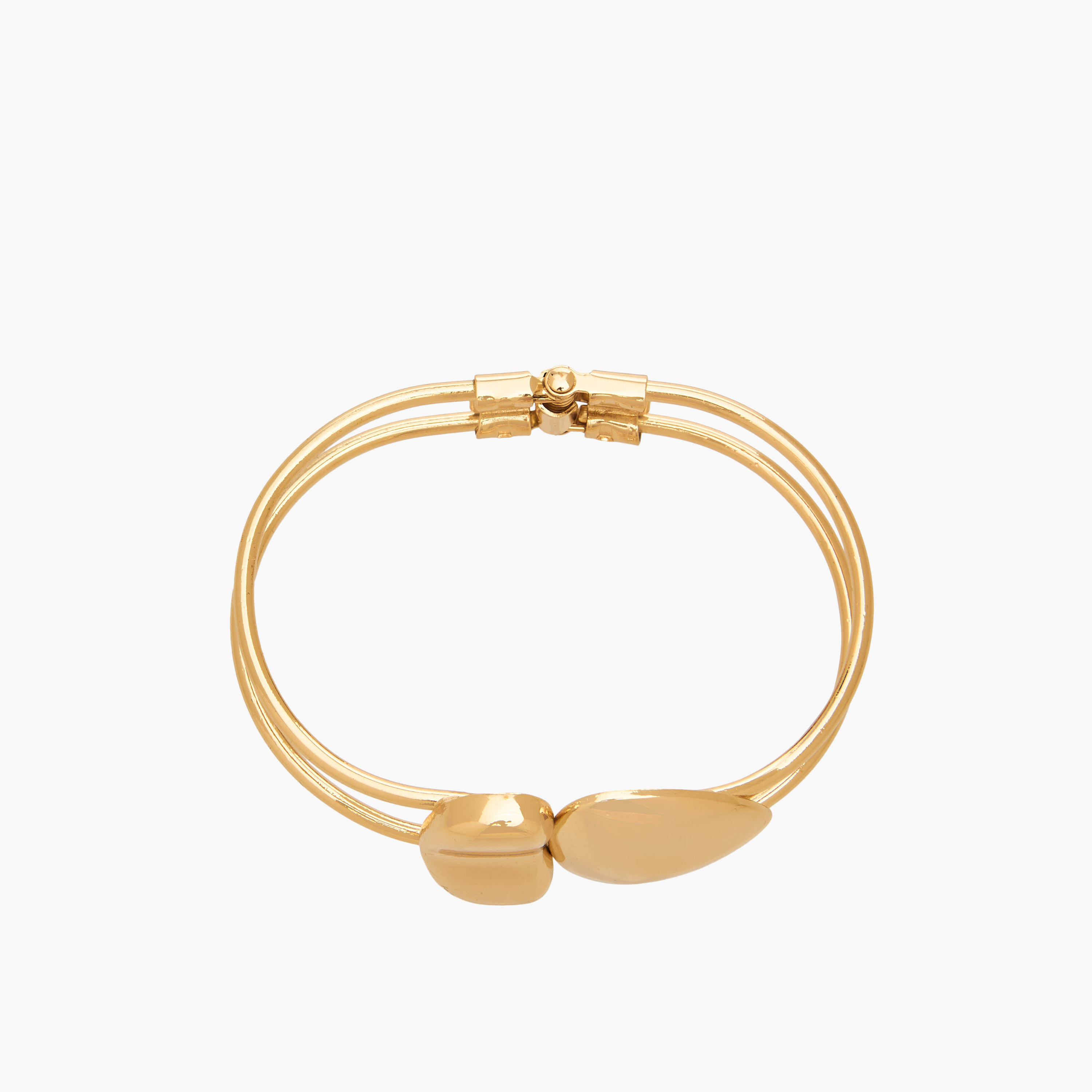 Gold Tone Cuff Bracelet-women-watchesandjewellery-jewellery-banglesandbracelets-image-3