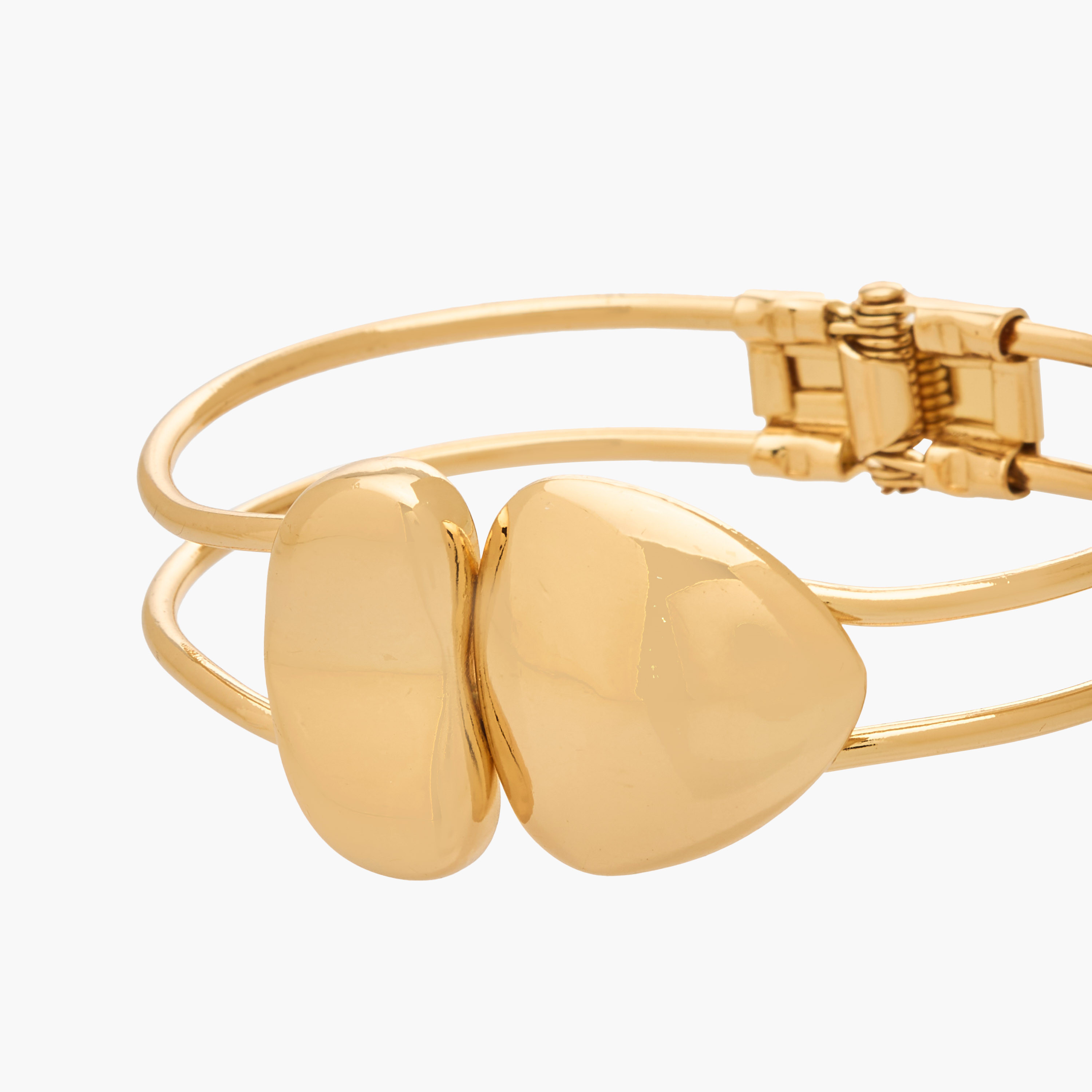 Gold Tone Cuff Bracelet-women-watchesandjewellery-jewellery-banglesandbracelets-image-4